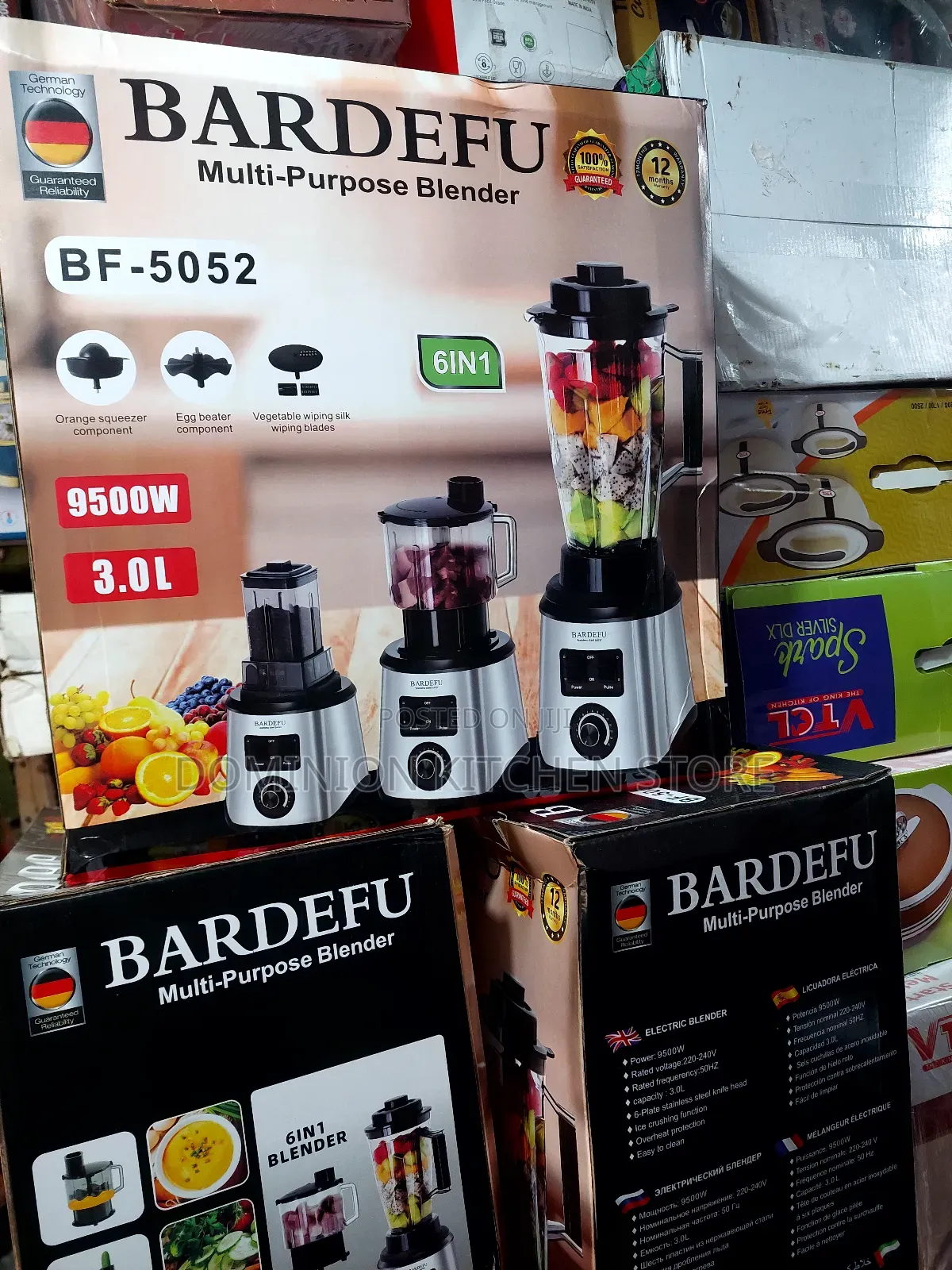 9500w Bardefu Blender (6in1 )