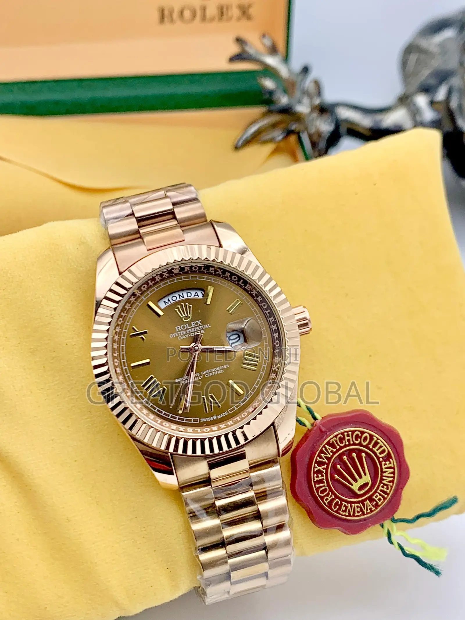 Rolex Full Day/Date Chain Watch
