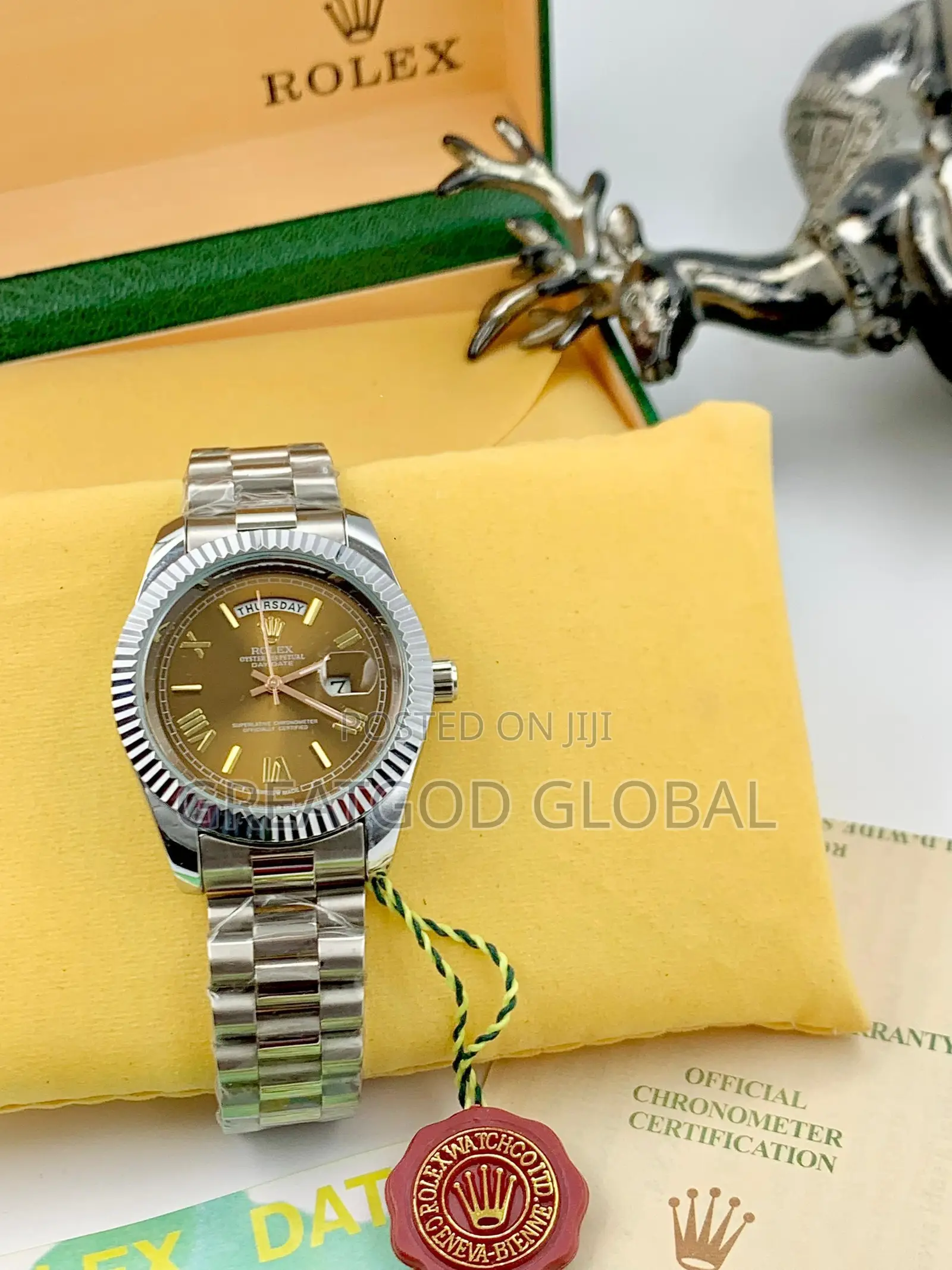 Rolex Full Day/Date Chain Watch