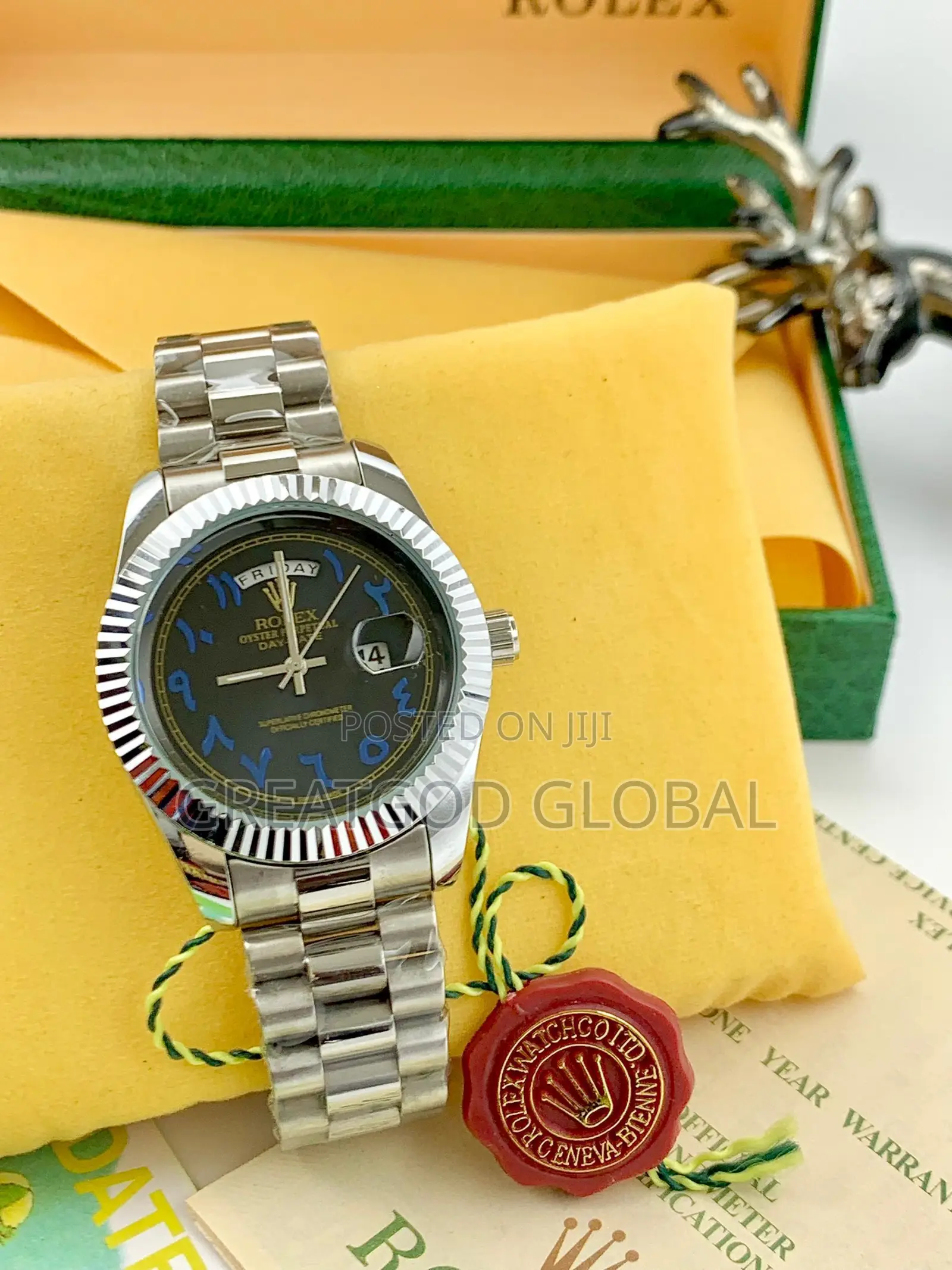 Rolex Full Day/Date Chain Watch