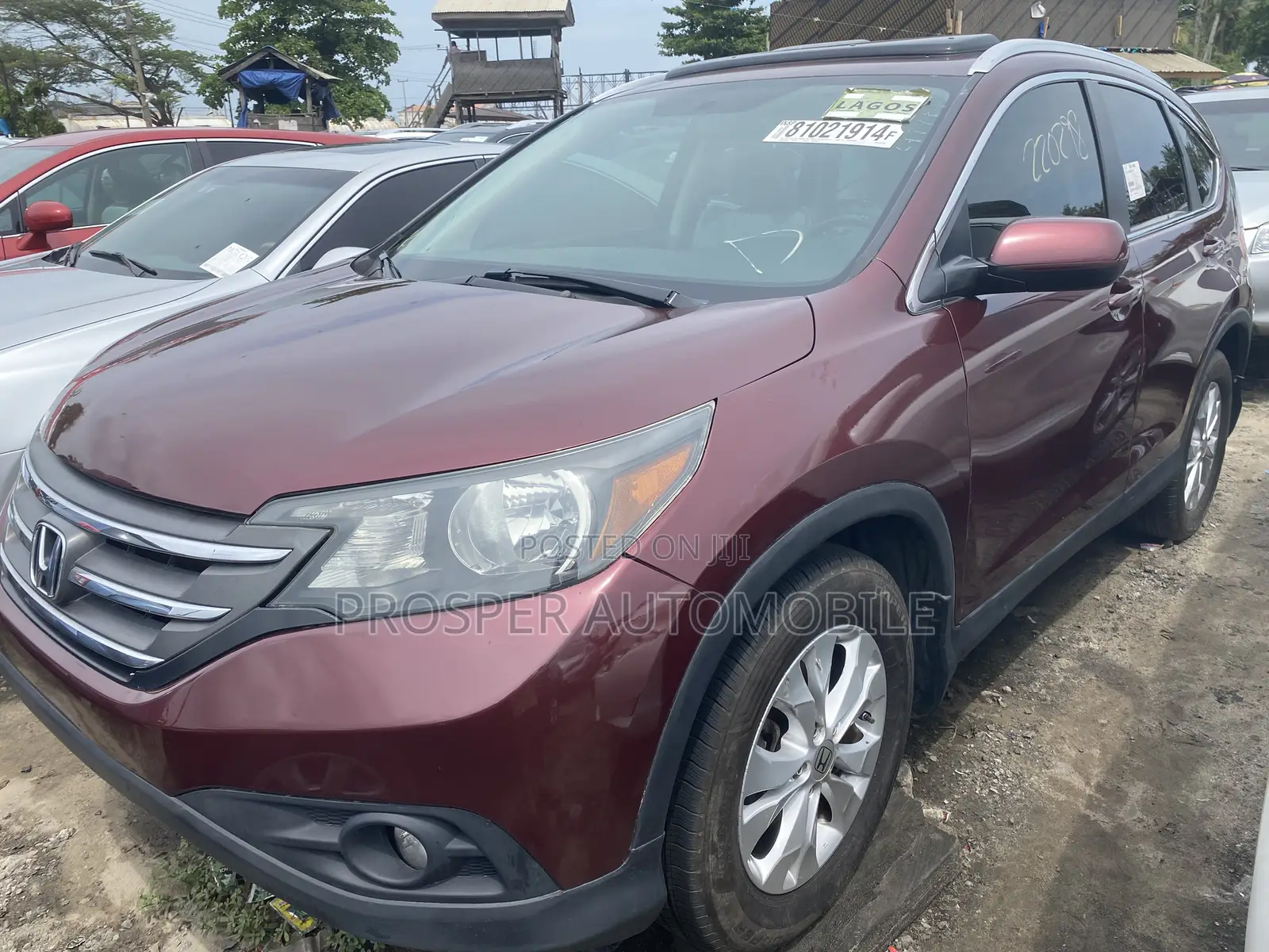 Honda CR-V EX 4dr SUV AWD (2.4L 4cyl 5A) 2013 Red
