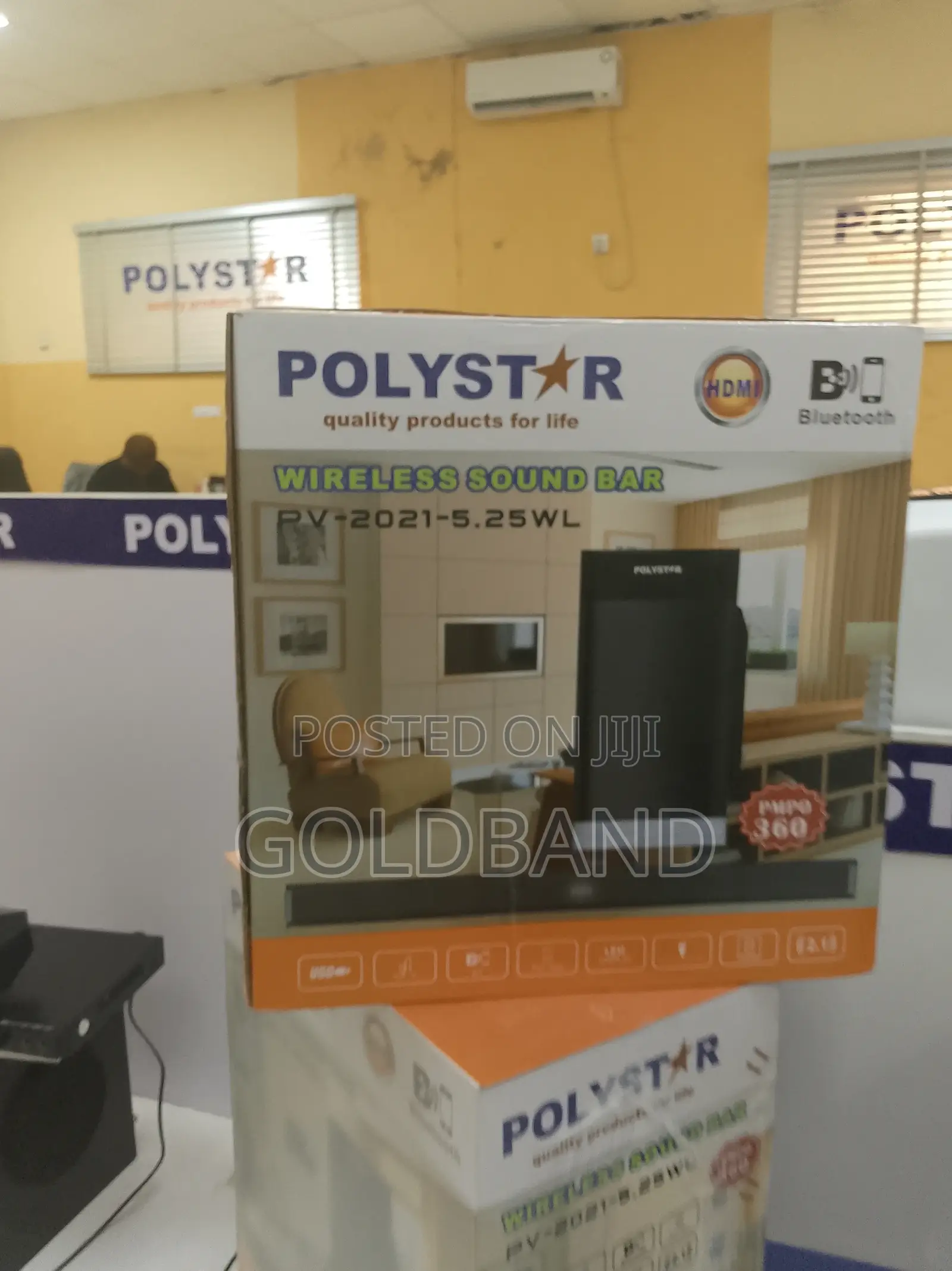 Polystar Pv-2021-5.25wl – Dual Speaker Wireless Sound System