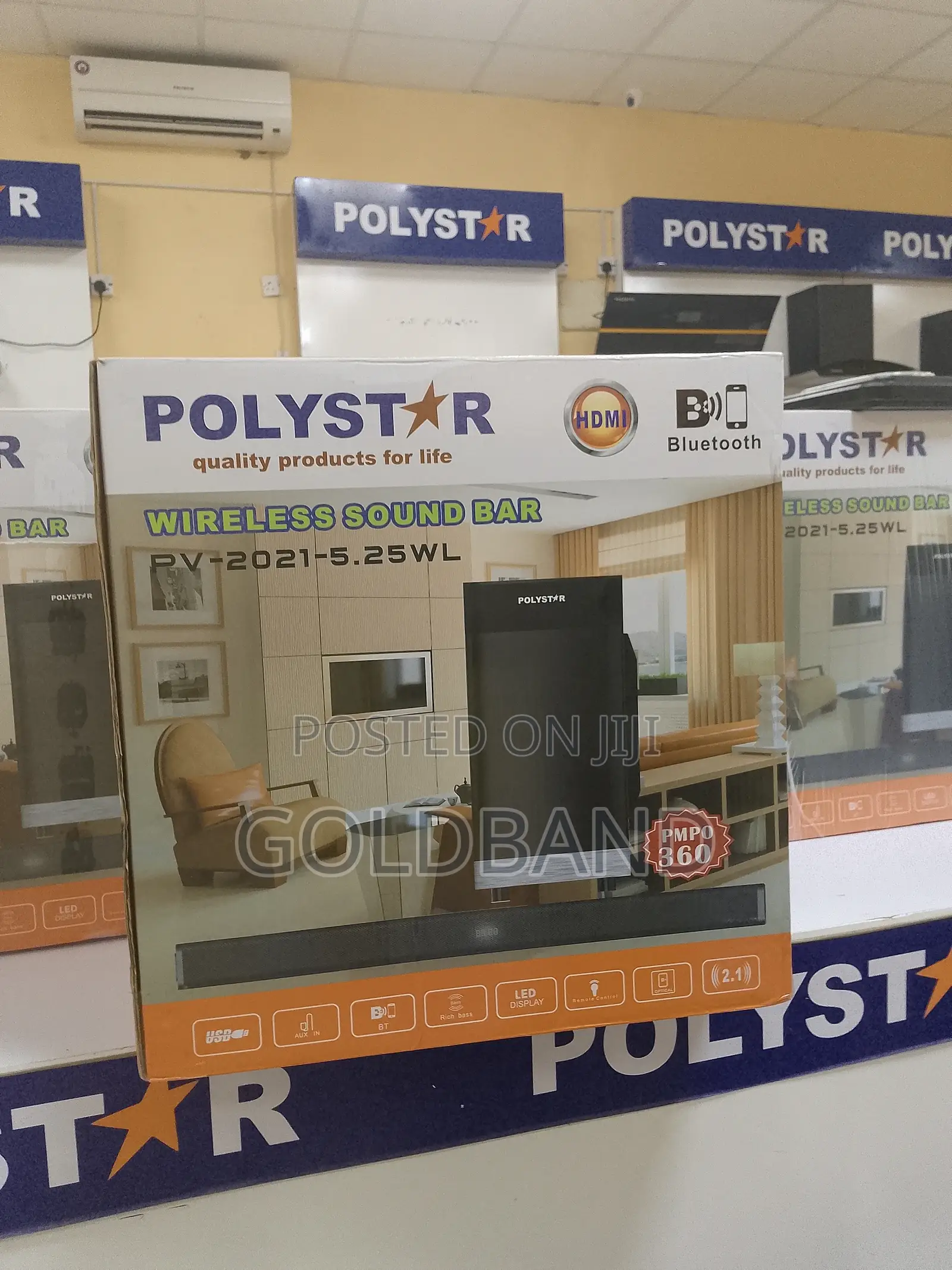 Transform Your Tv Audio With Polystar Pv-2021 Soundbar