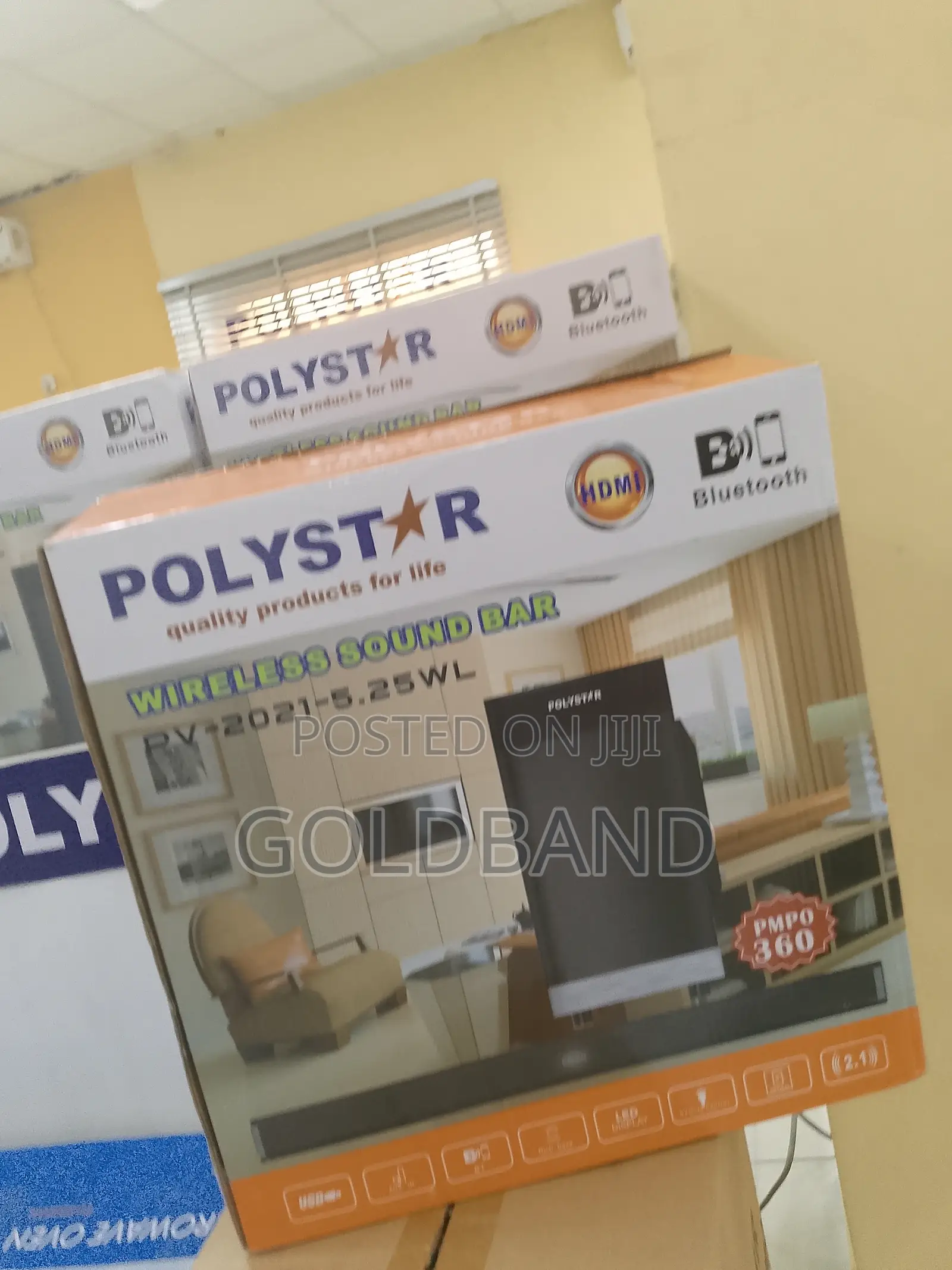 Polystar Soundbar for Living Room Vibes – Pv-2021-5.25wl