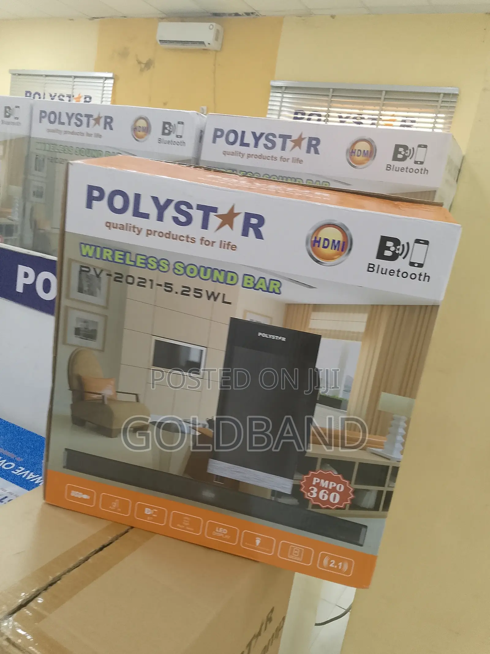 Stream Music Wirelessly – Polystar Pv-2021-5.25wl Soundbar