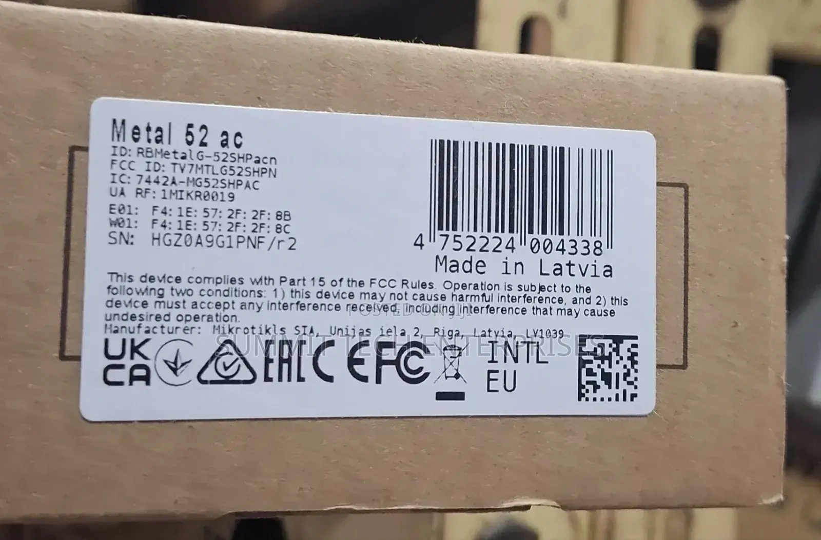 Mikrotik Metal 52ac