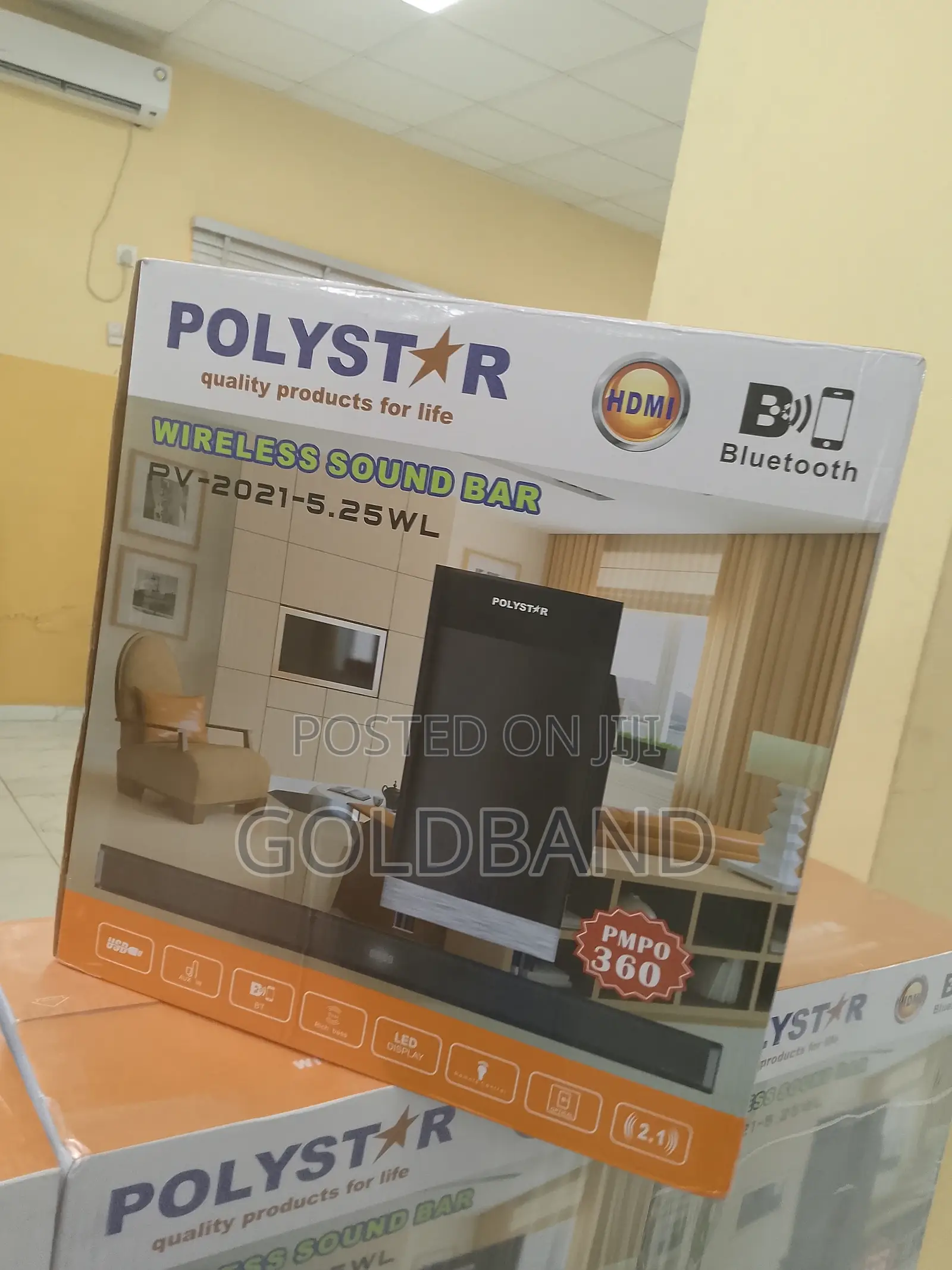 Superior Sound Clarity With Polystar Pv-2021 Soundbar