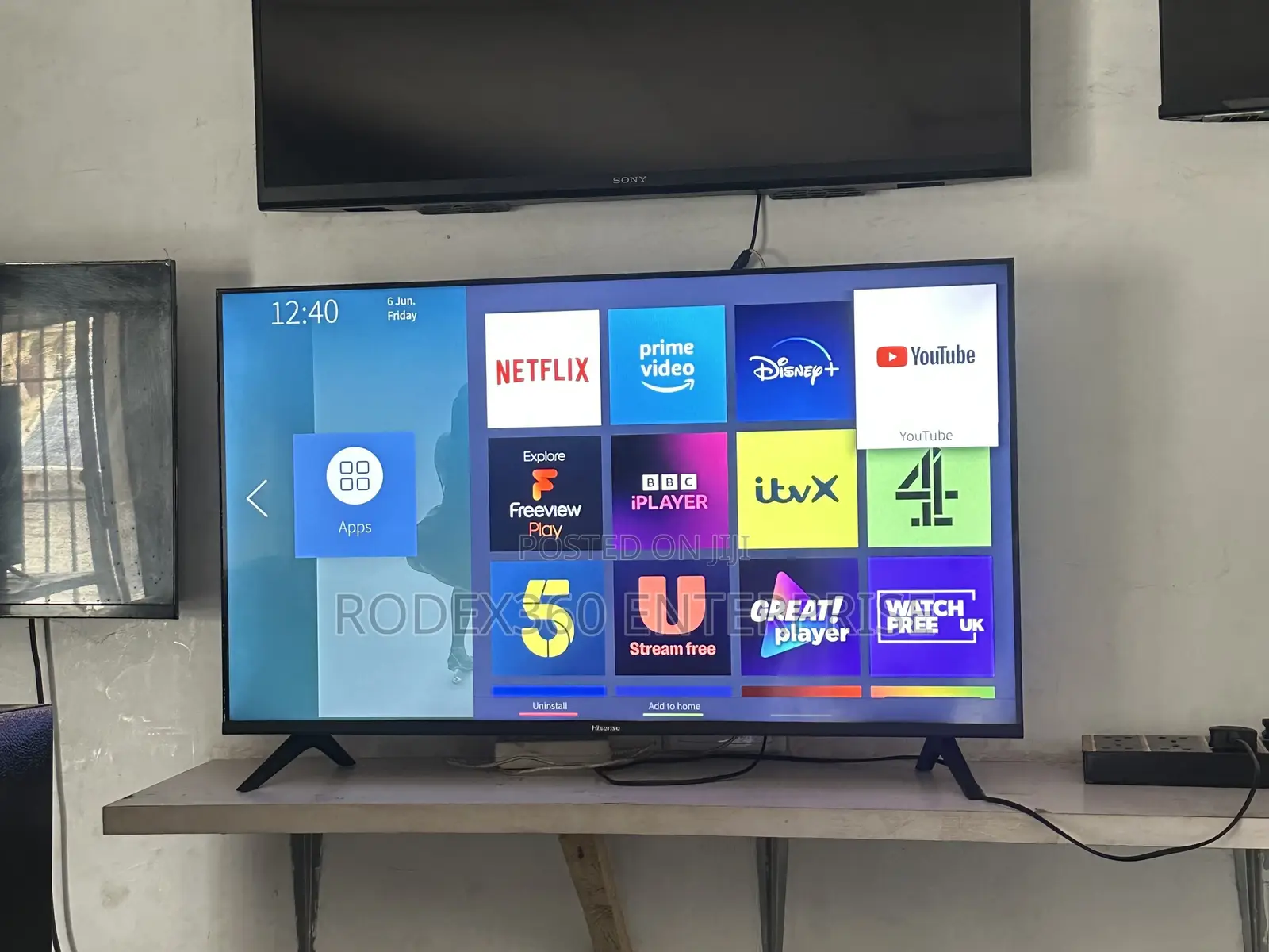 40” Uk Used Hisense Smart Tv For Sale