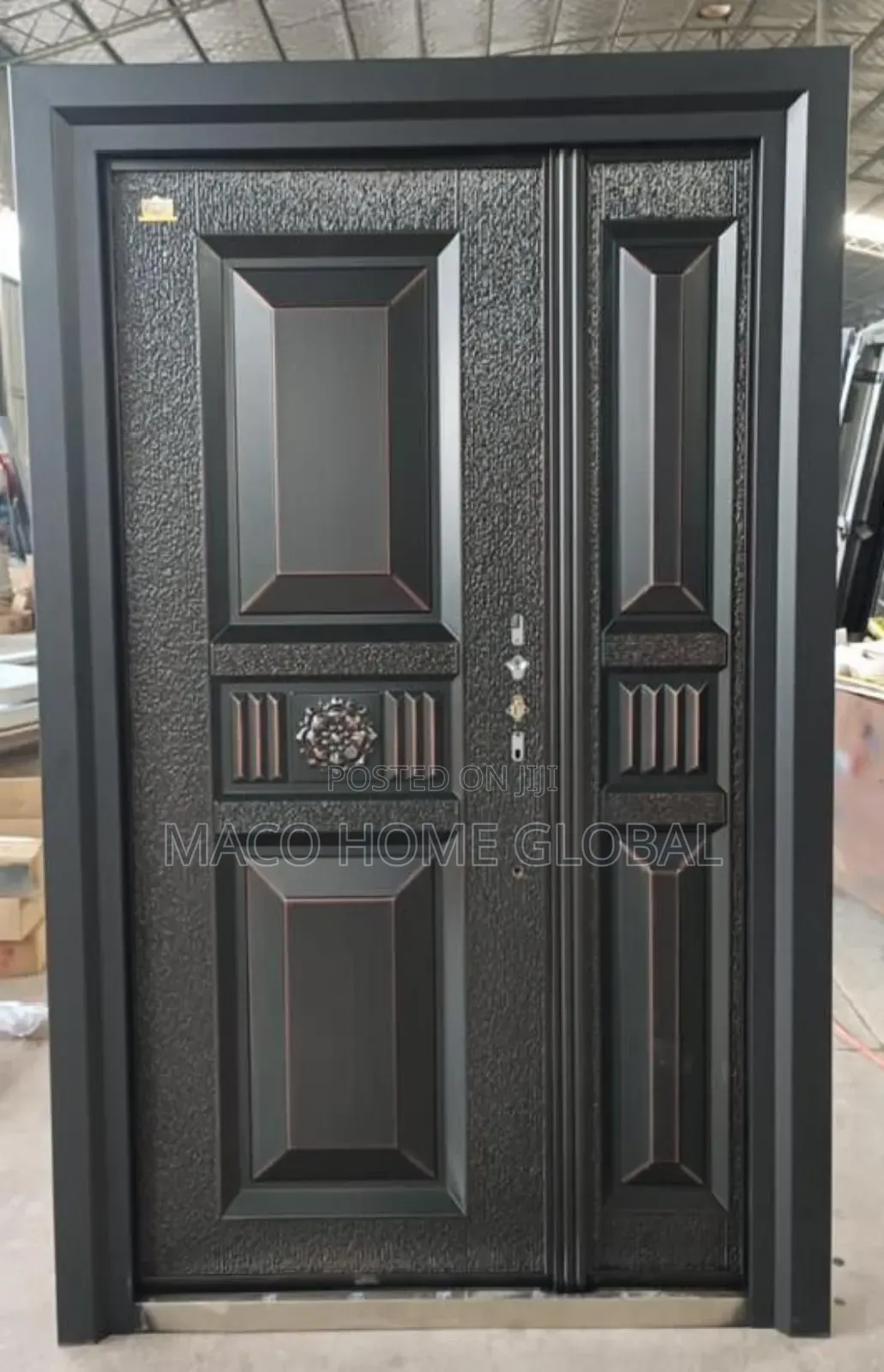 4ft by 7ft Security Cast Door Front and Back Diseng