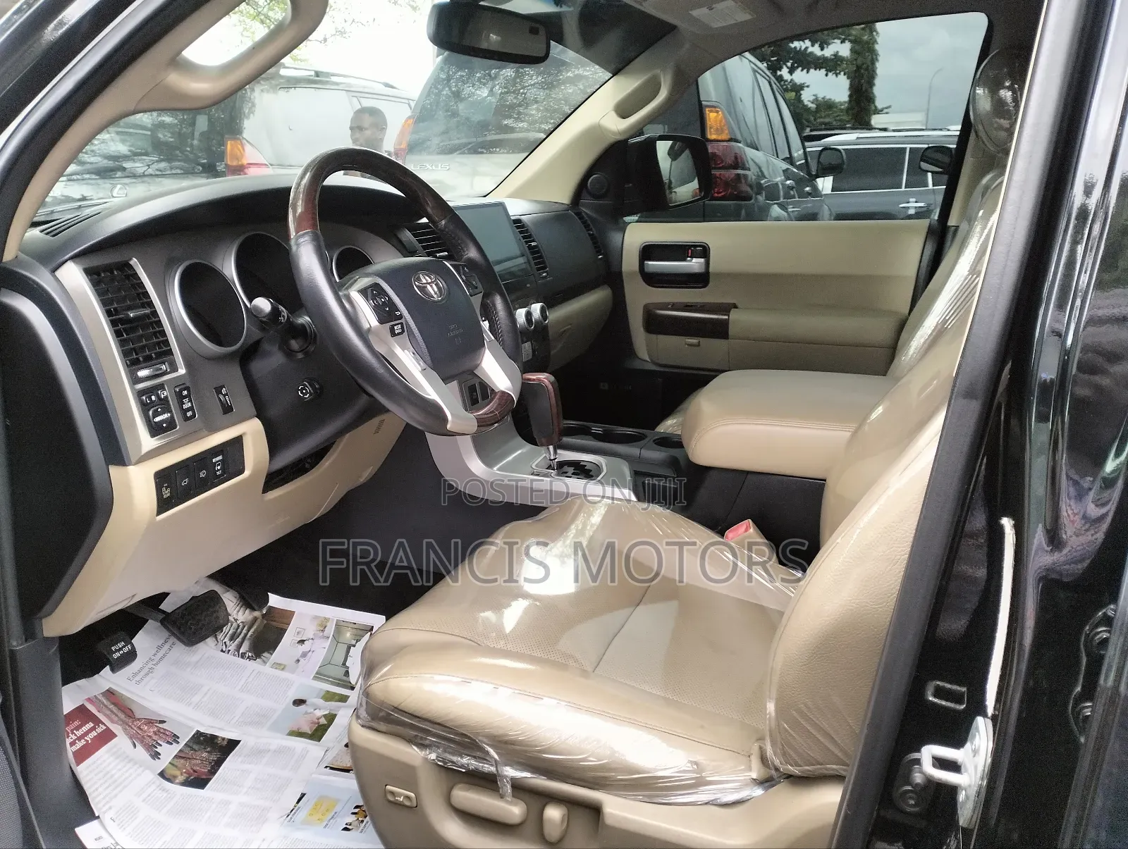 Toyota Sequoia Platinum w/FFV 4x4 2018 Black