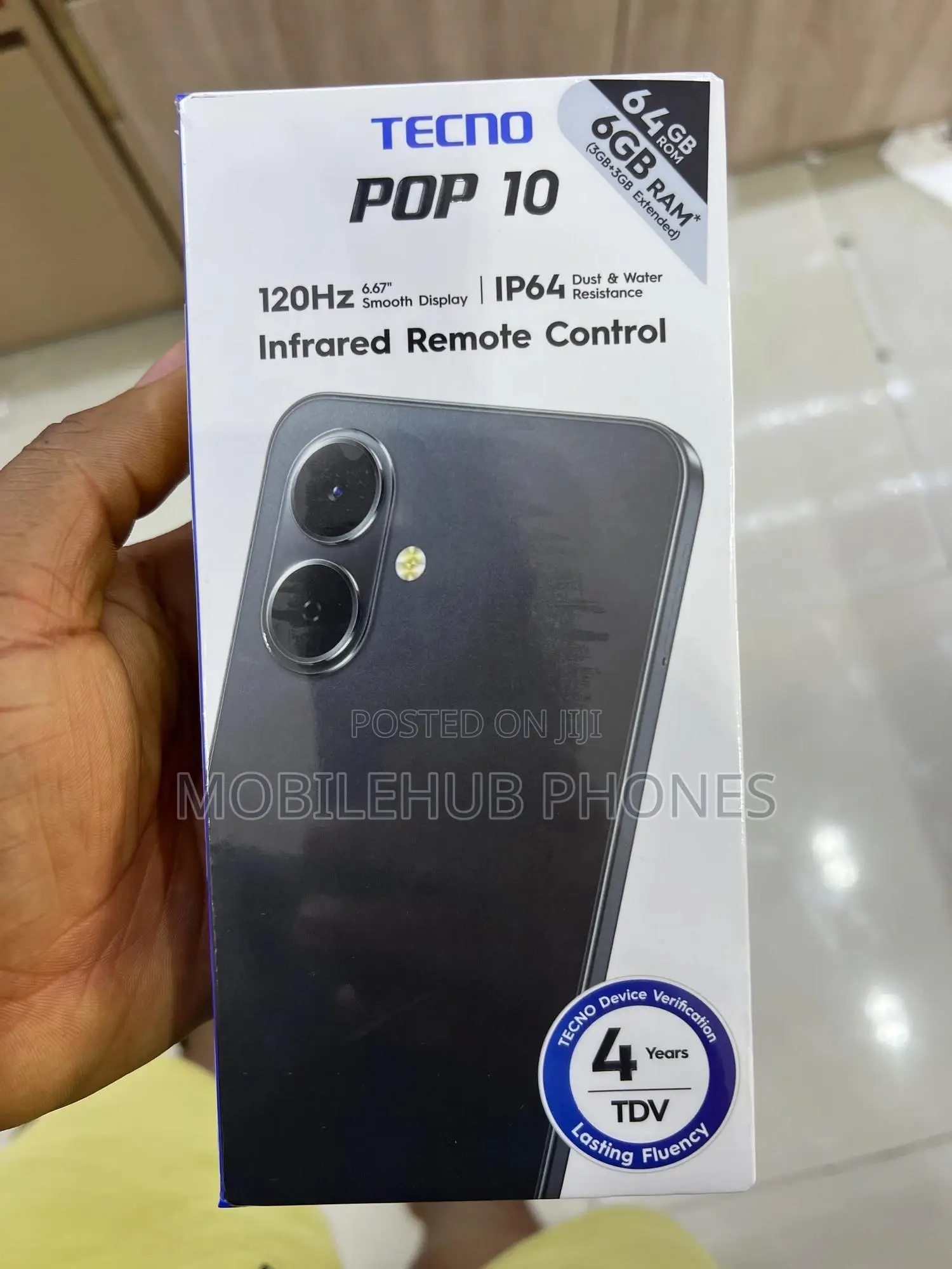 New Tecno Pop 10 64 GB Black