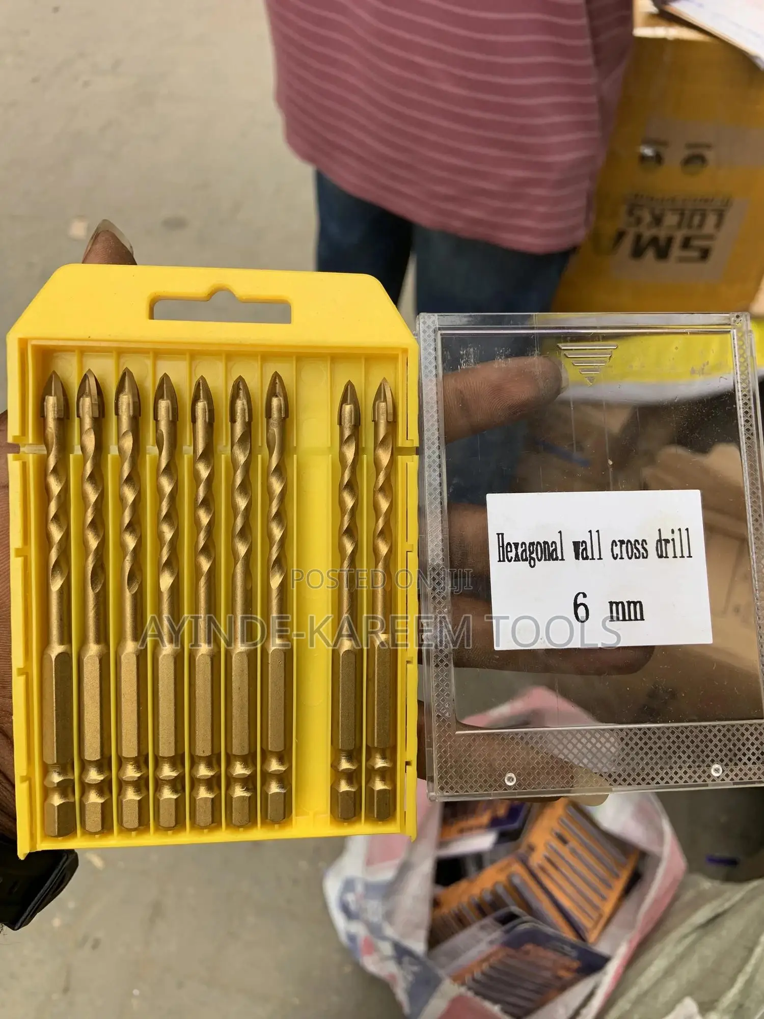 Hexagon Wall Cross Drill of 10pcs (6mm)