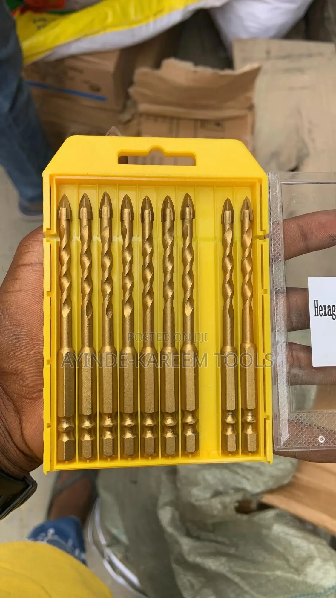 Hexagon Wall Cross Drill of 10pcs (6mm)