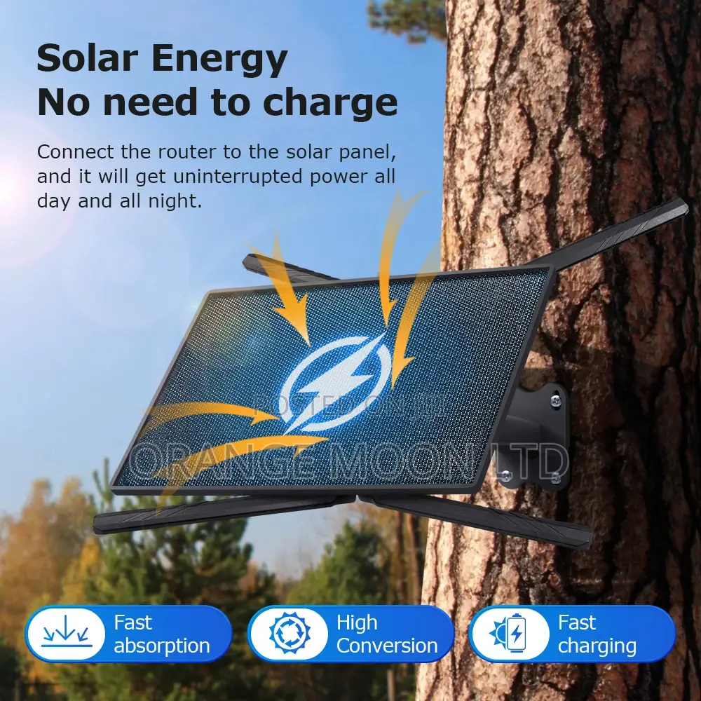 Outdoor 4g Double Solarpanel Router Wireless Long Range Wifi