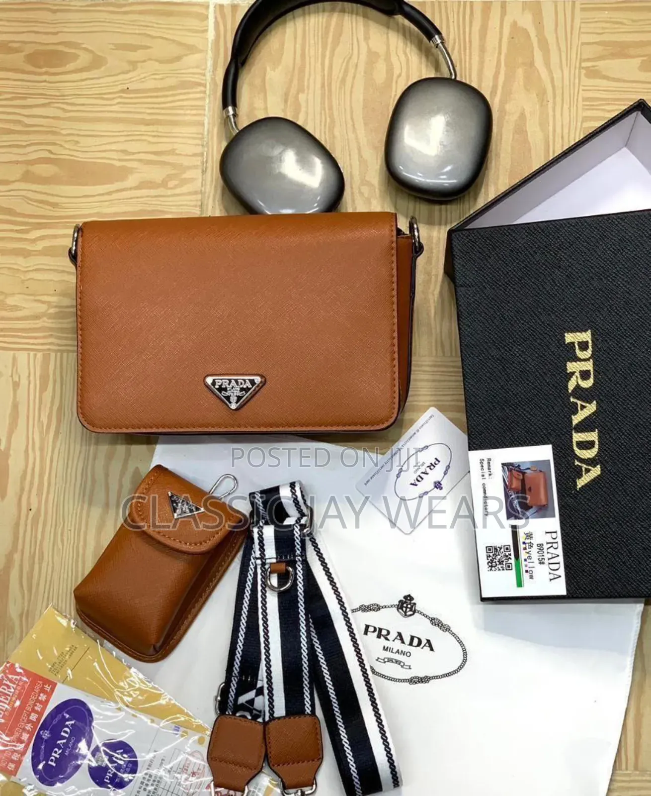 Prada Side Bag Full Boxed Available