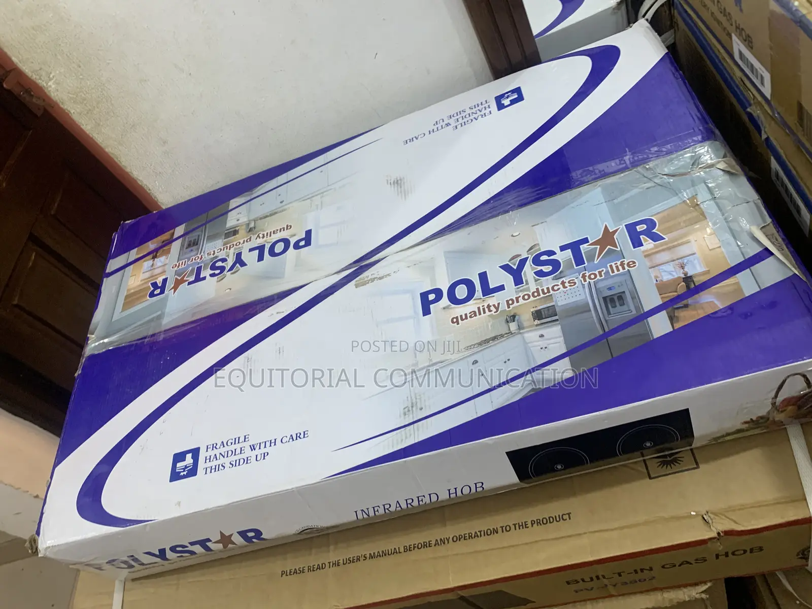 Elegant Glass Infrared Hob by Polystar