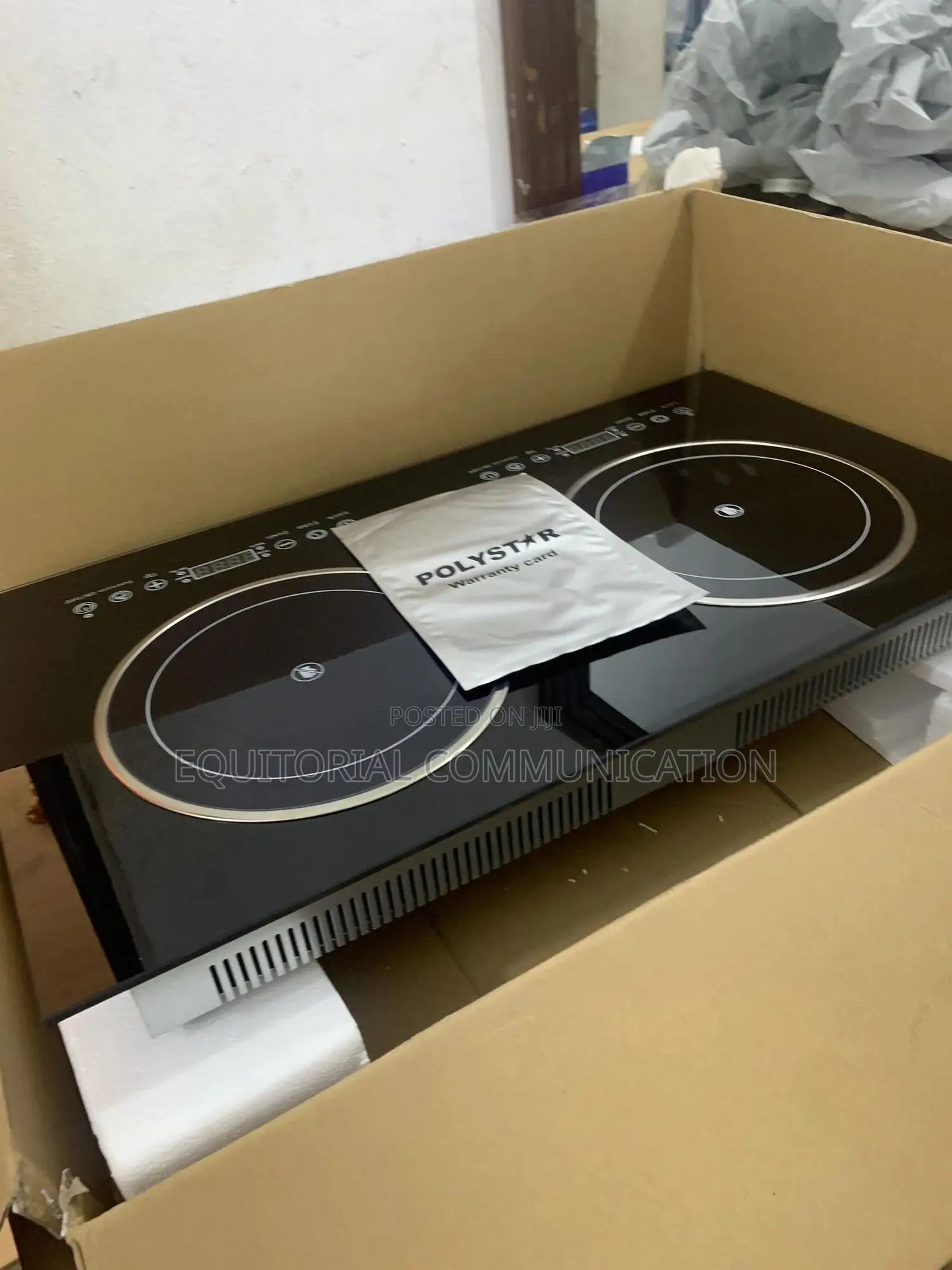 Elegant Glass Infrared Hob by Polystar
