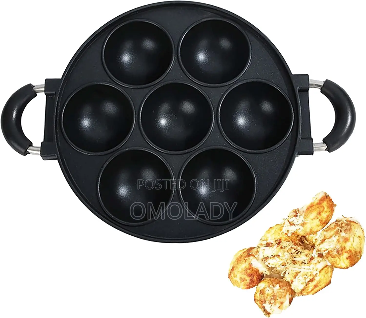 7 Holes Masa Pan With Cover