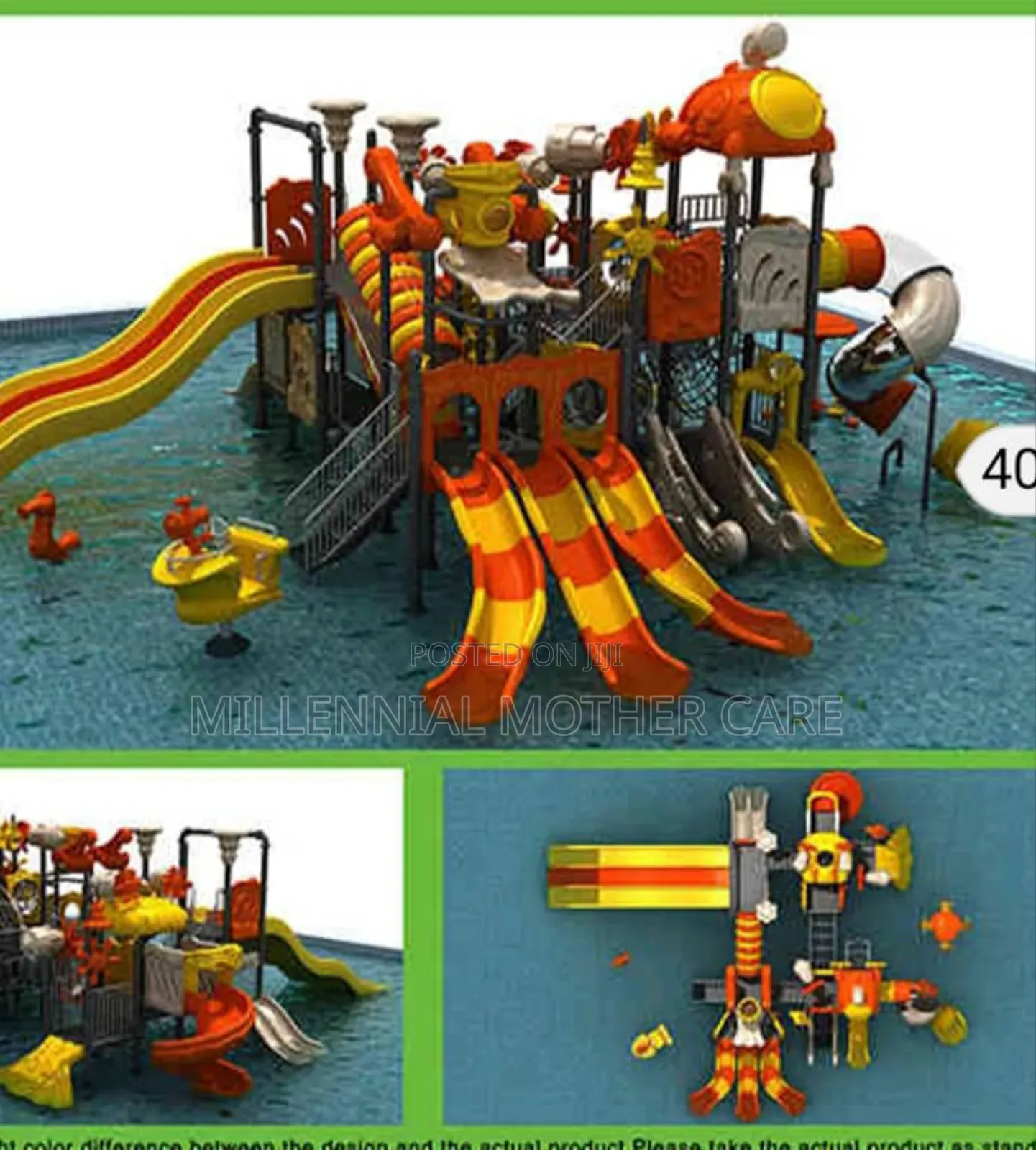 Deluxe Multi-Activity Water Playground Set – Model 40