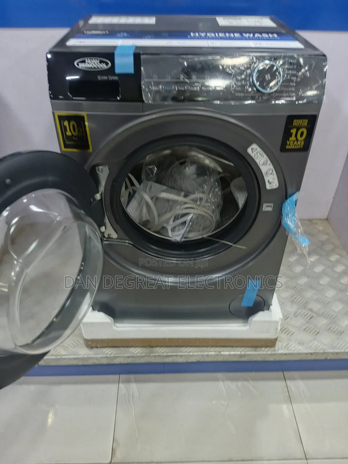 Haier Thermocool 10.2kg Inverter Front Load Washing Machine