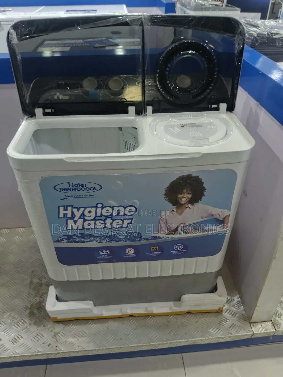 Haier Thermocool 8kg Semi Automatic Top Load Washing Machine