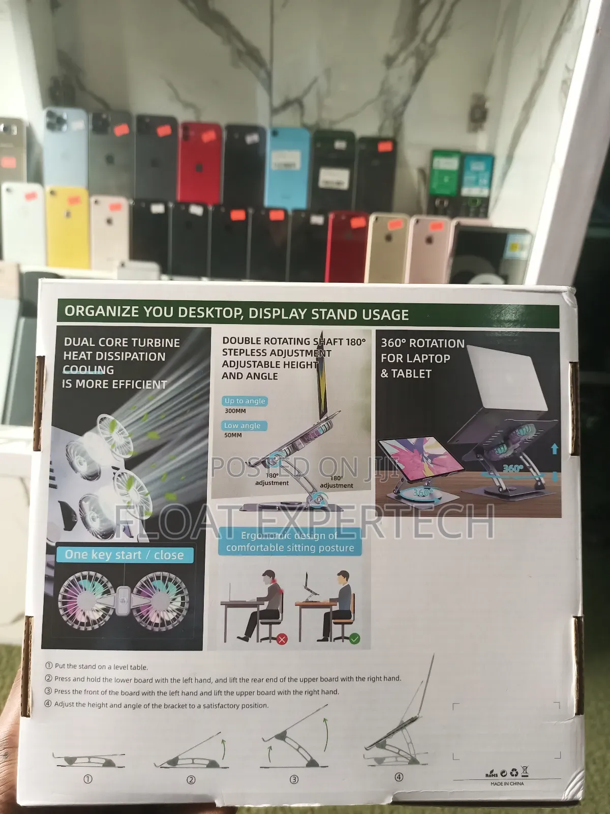 Laptop Stand V4.1 (Dual Cooling Fan)