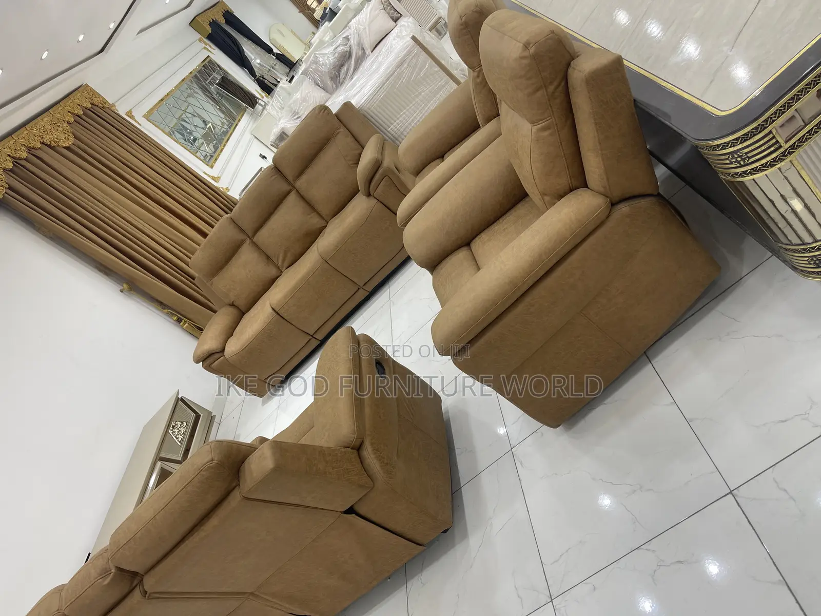 8seater High Quality Imported Turkey Royal Fabric Sofa Chair