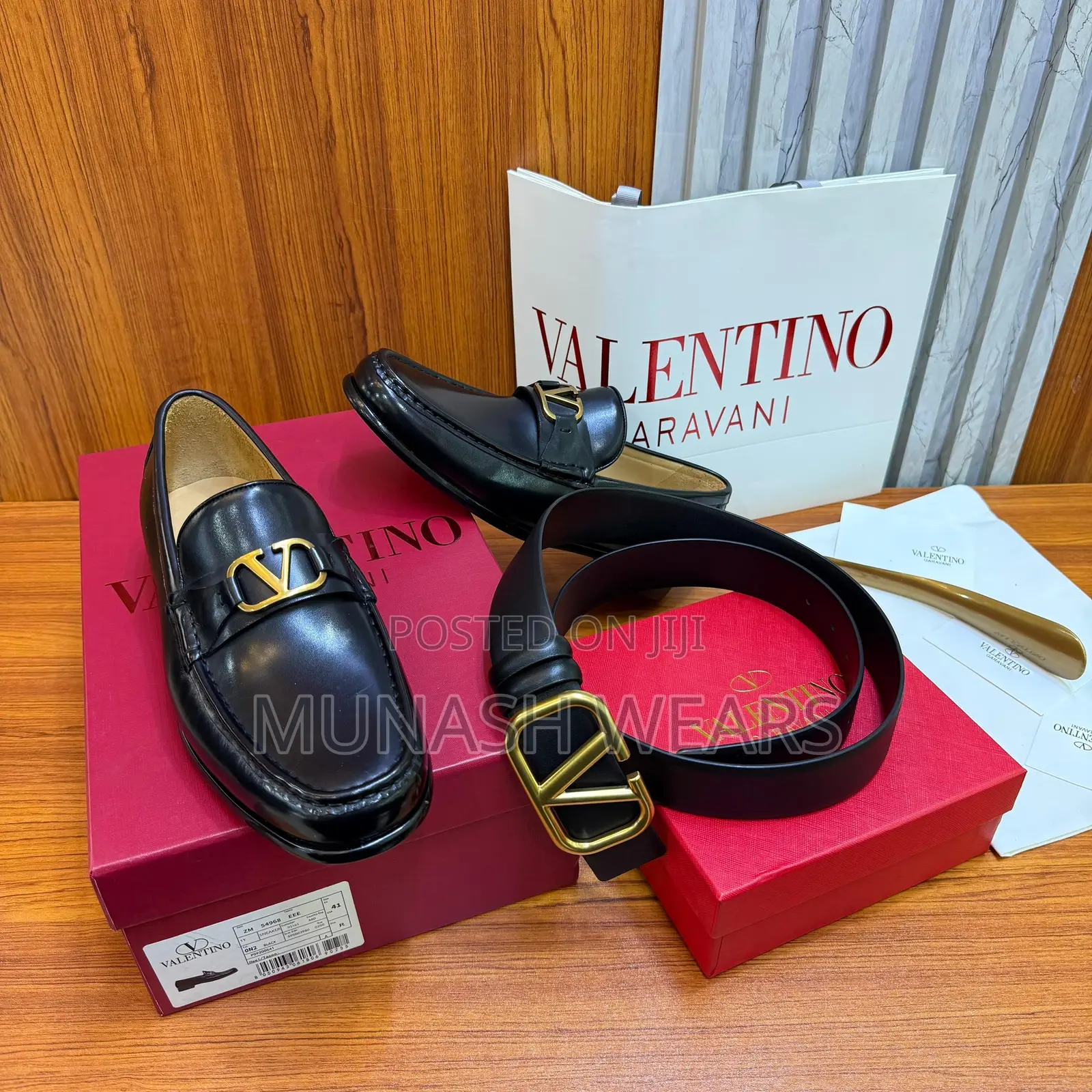 Valentino Classic Leather Shoes 40-46 , Nationwide Delivery
