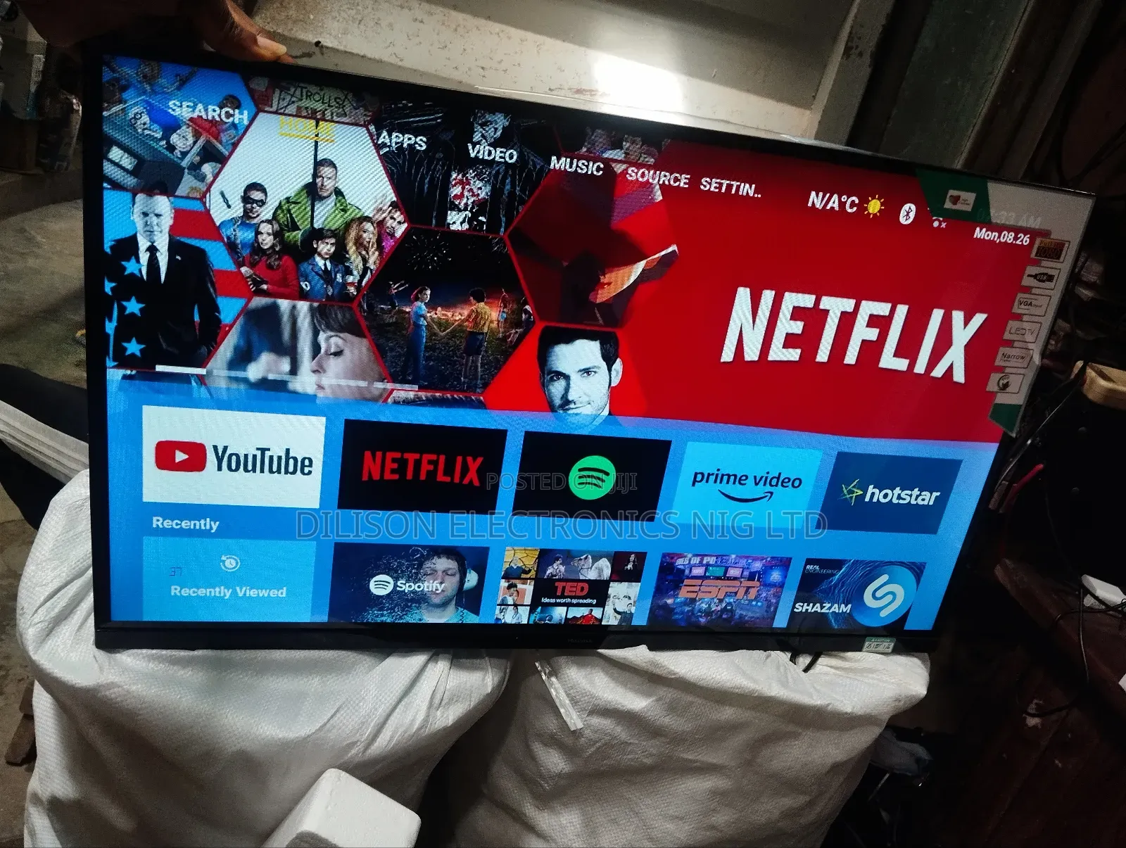 Hisense 2025 Latest Frameless Smart Android Tv