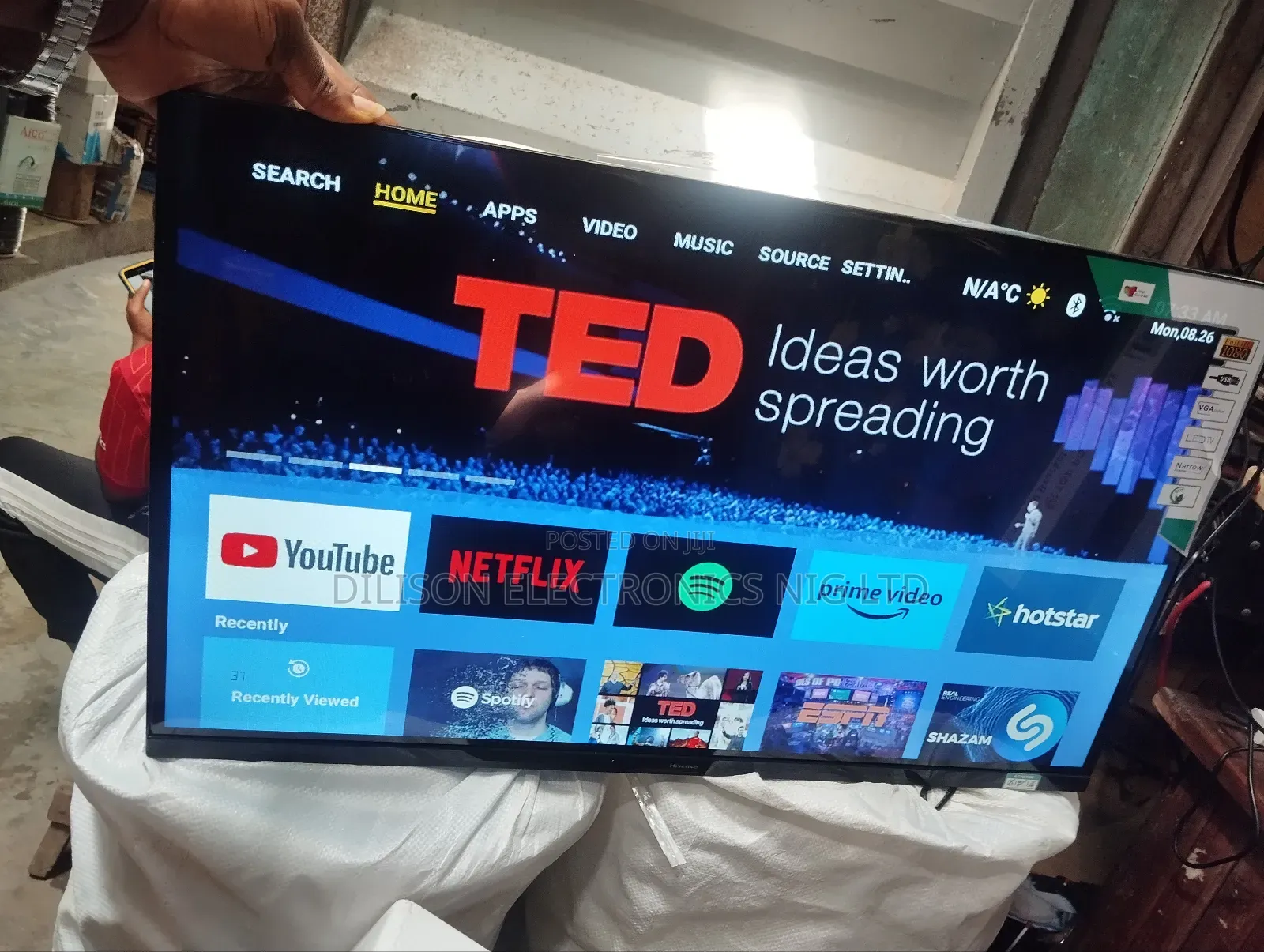 Hisense 2025 Latest Frameless Smart Android Tv