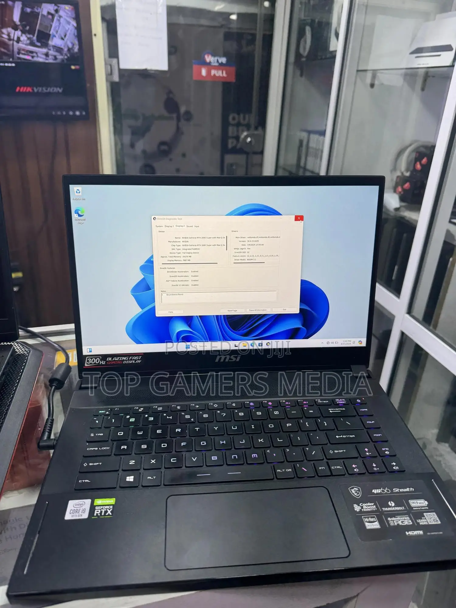 Laptop MSI GS66 Stealth 10SGS 32GB Intel Core I9 SSD 1T