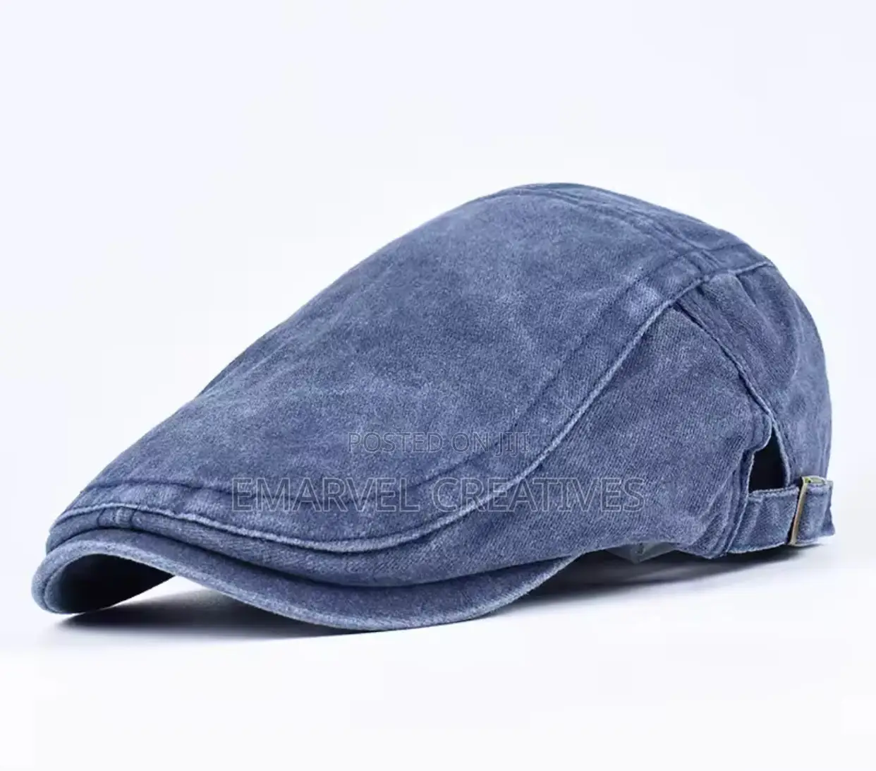 Summer Flat Cap 2025 Vintage Denim Newsboy Cap Peaky Blinder