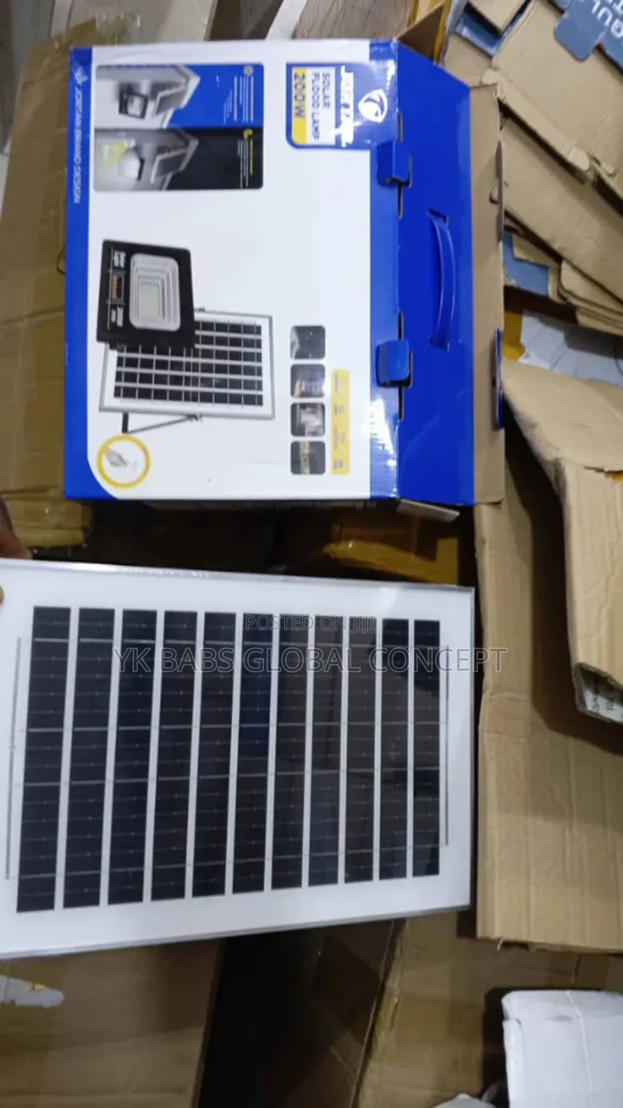 100 and 200 Solar Flood Panel Light