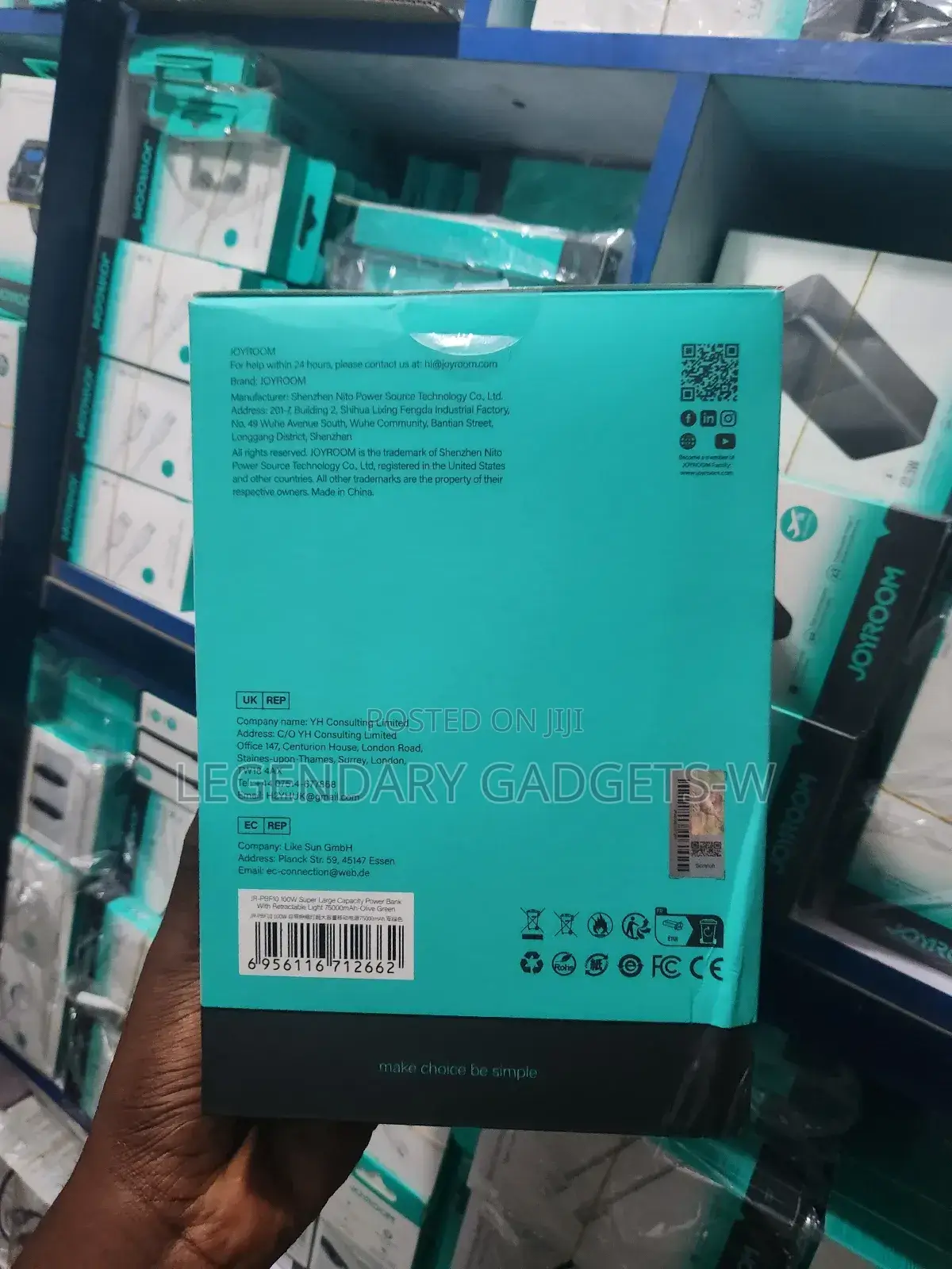 Joyroon 75,000mah With 100w Fast Charge for Laptop Powerbank