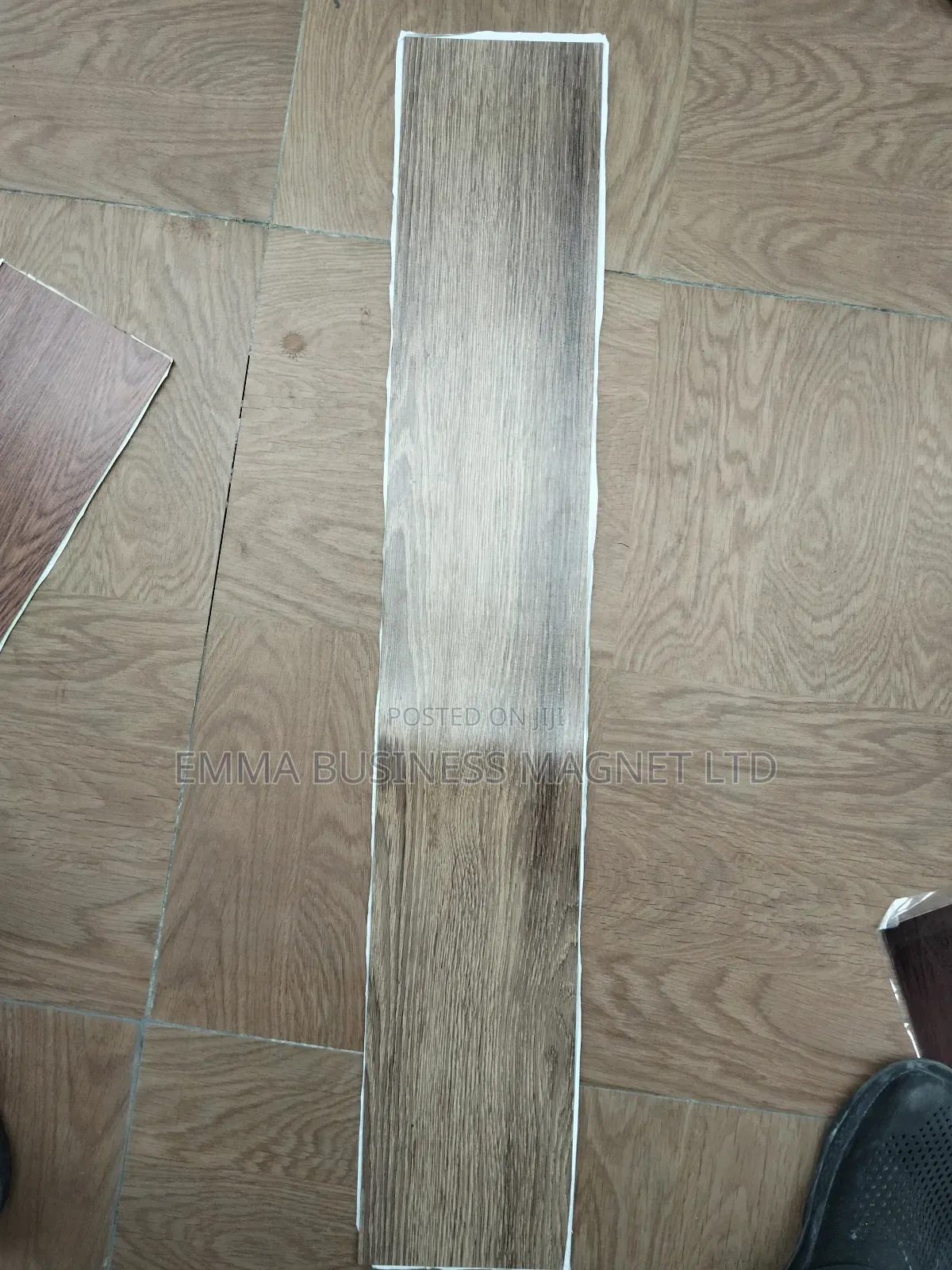 15x90 High Quality Vinyl Wooden Rubber Tiles 