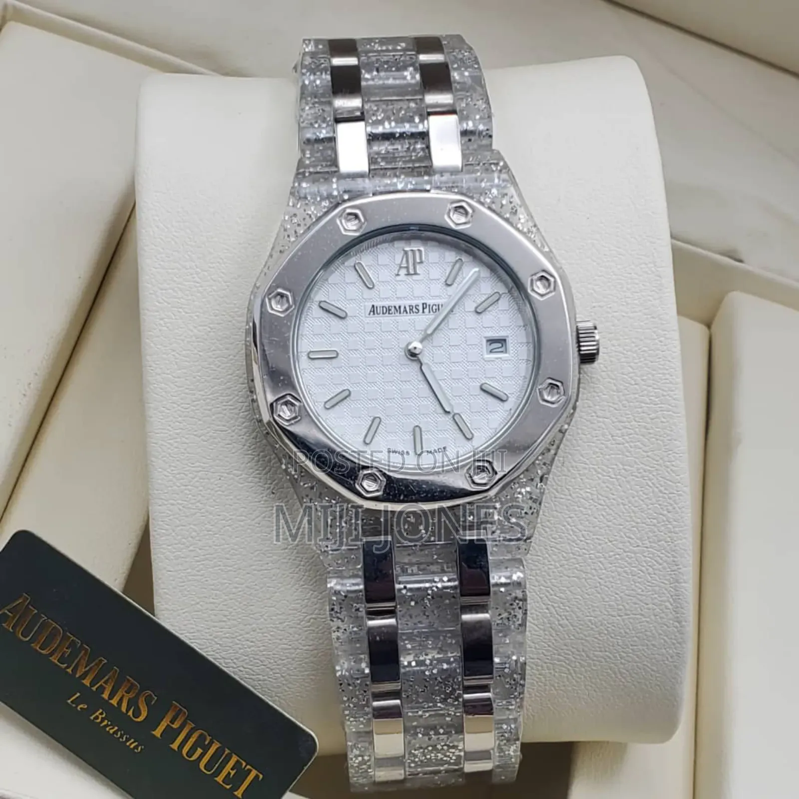 "Audemars Piguet Inspired Silver Watch for Women "