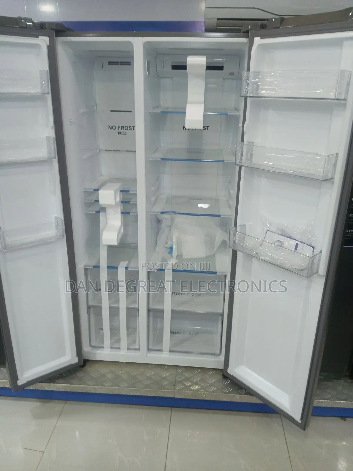 Haier Thermocool 540 Grey Color Inverter Side by Side Refrigerator