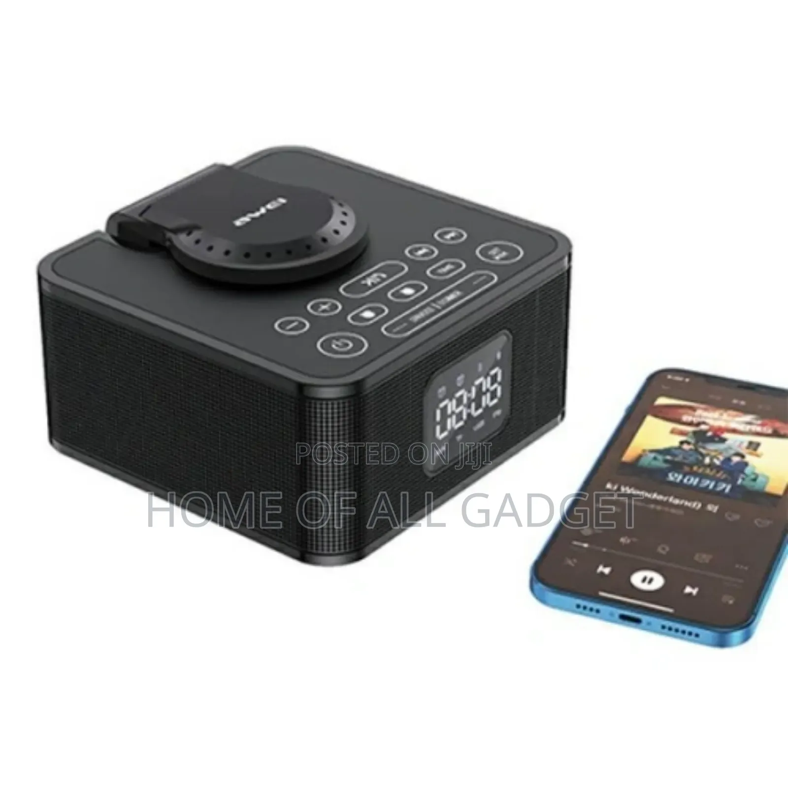 Awei 4in1 Multifunction Wireless Speaker Power Bank Clock