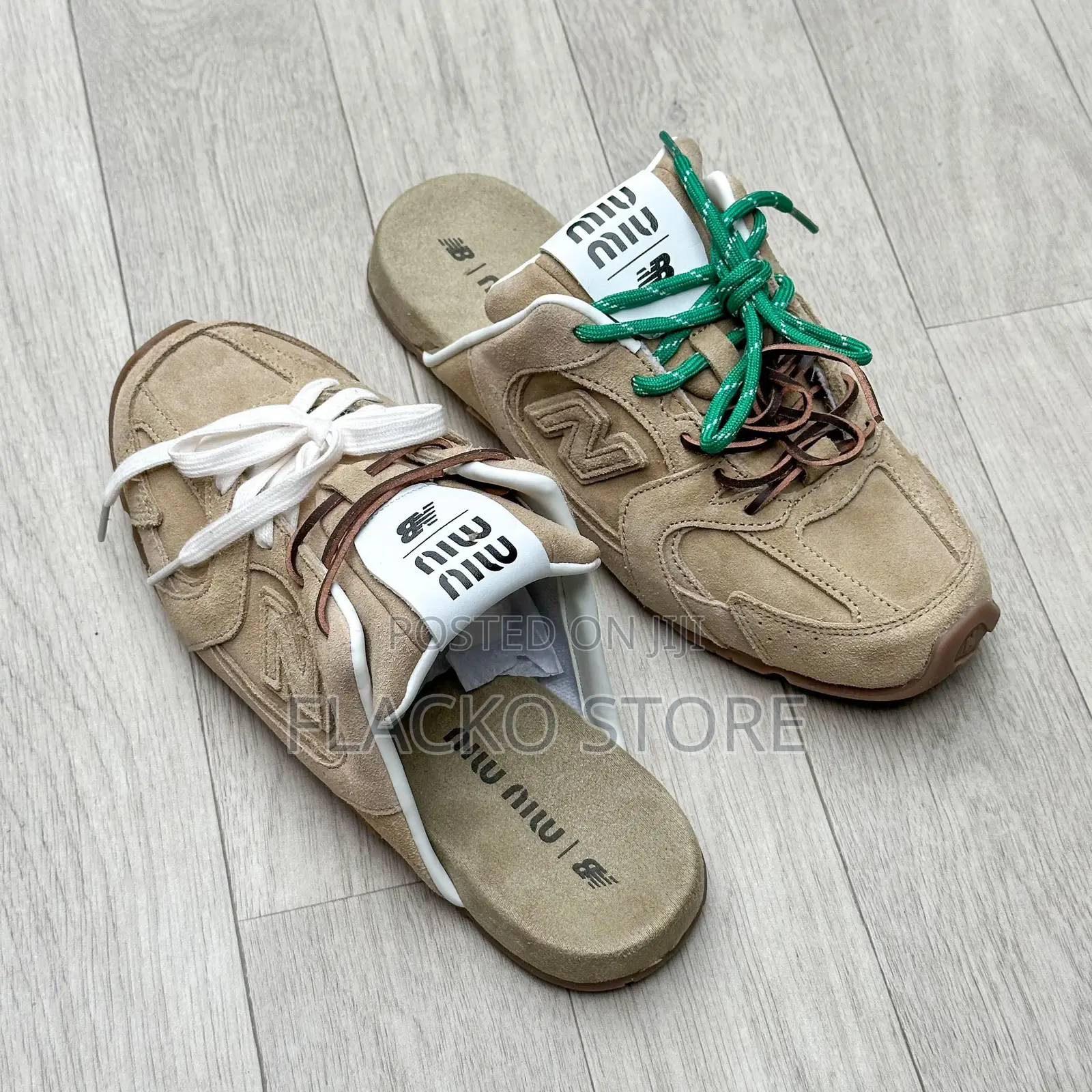 Original Miu Miu X New Balance 530 Mules