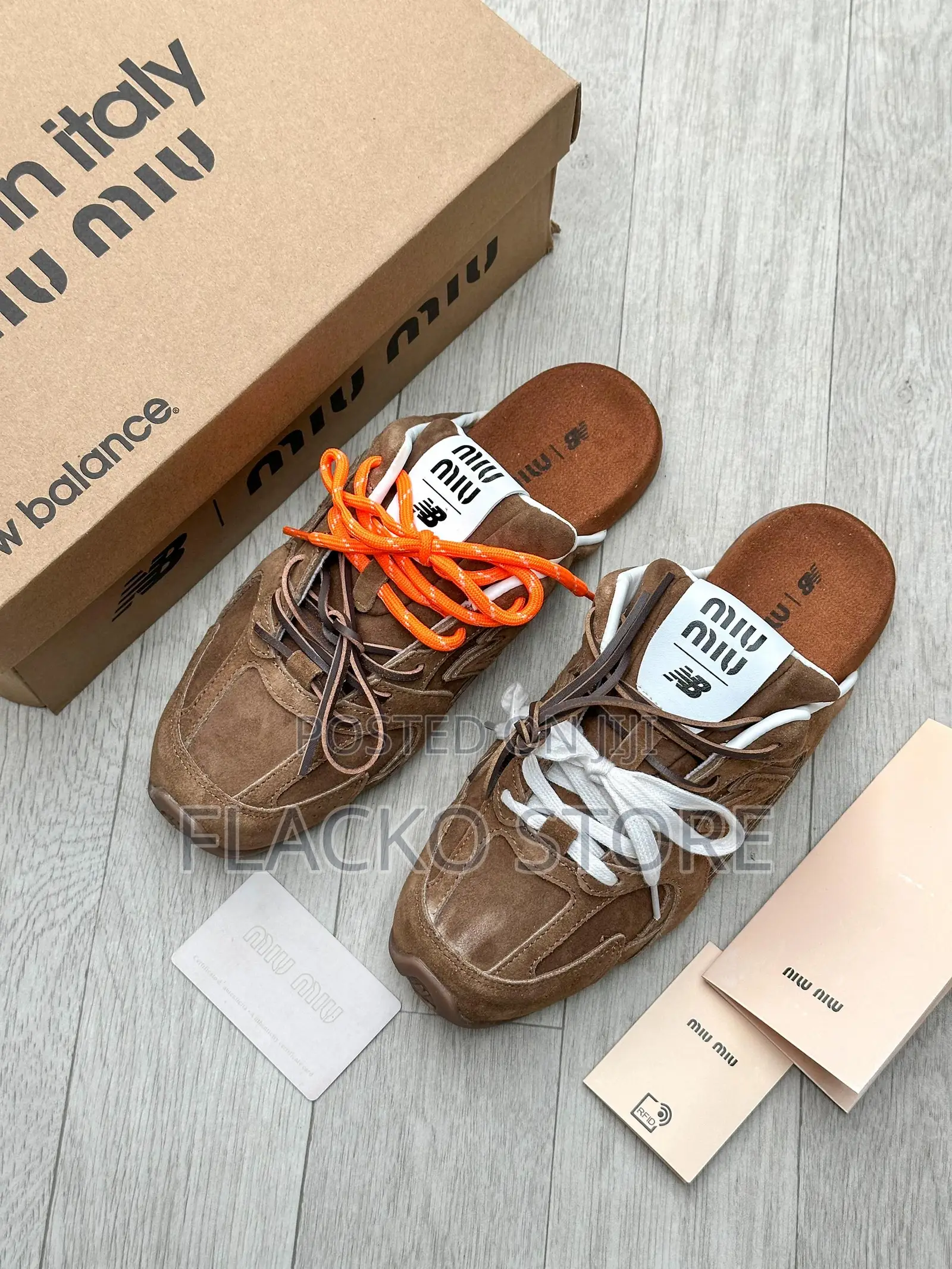 Original Miu Miu X New Balance 530 Mules
