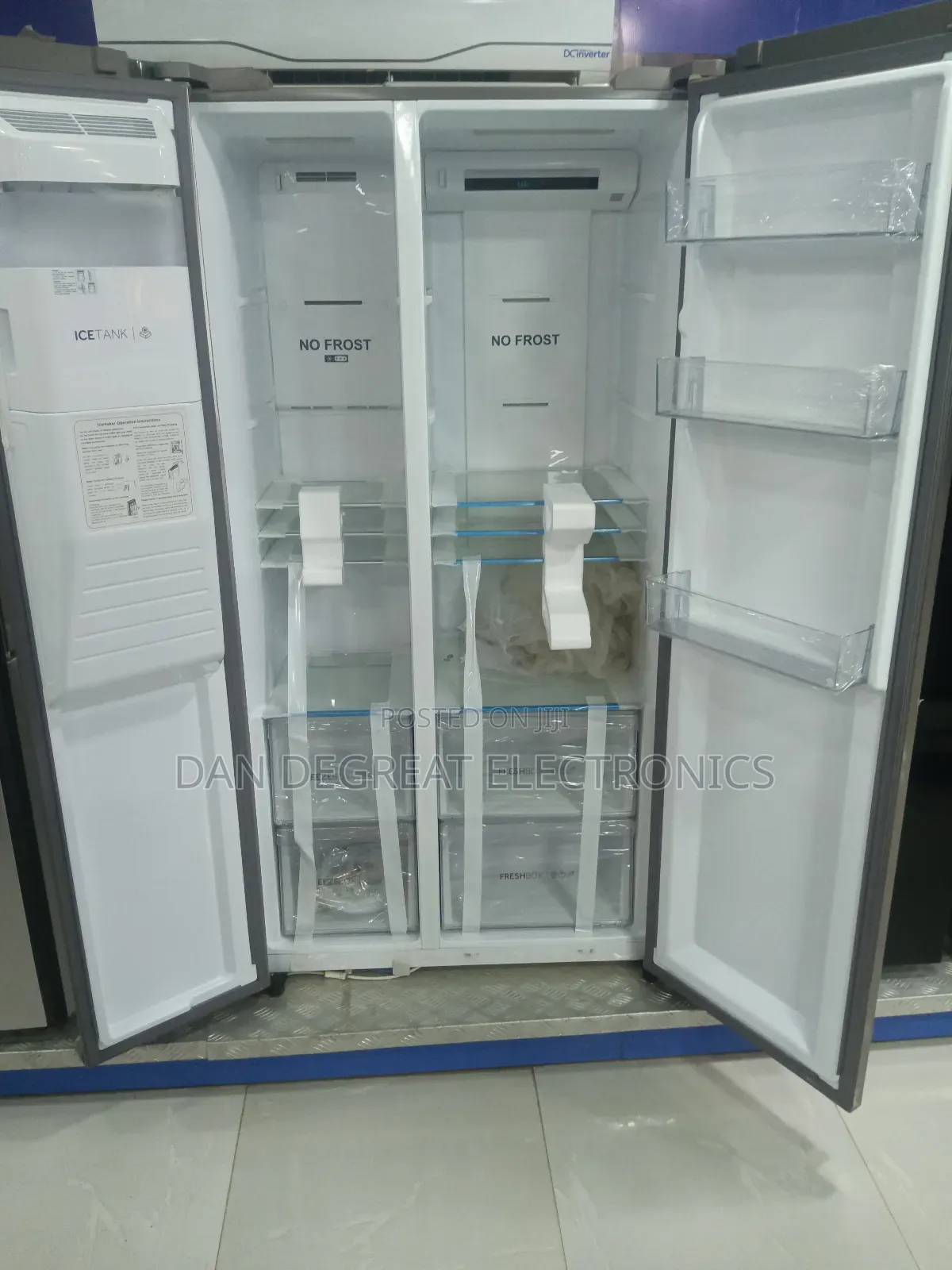 Haier Thermocool 3918 Inverter Ice Maker Side by Side Fridge