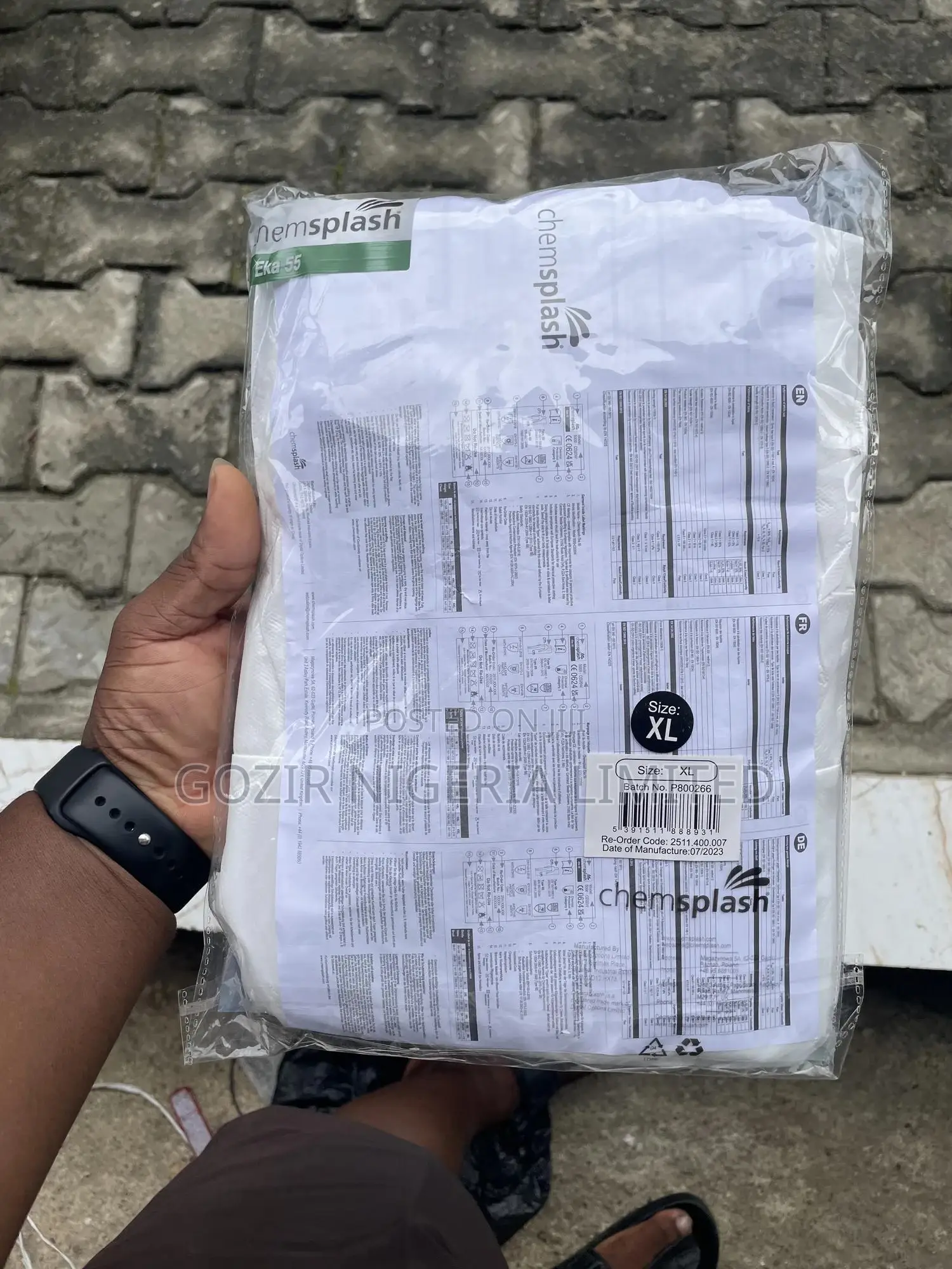 Chemsplash Eka 55 Disposable Coverall