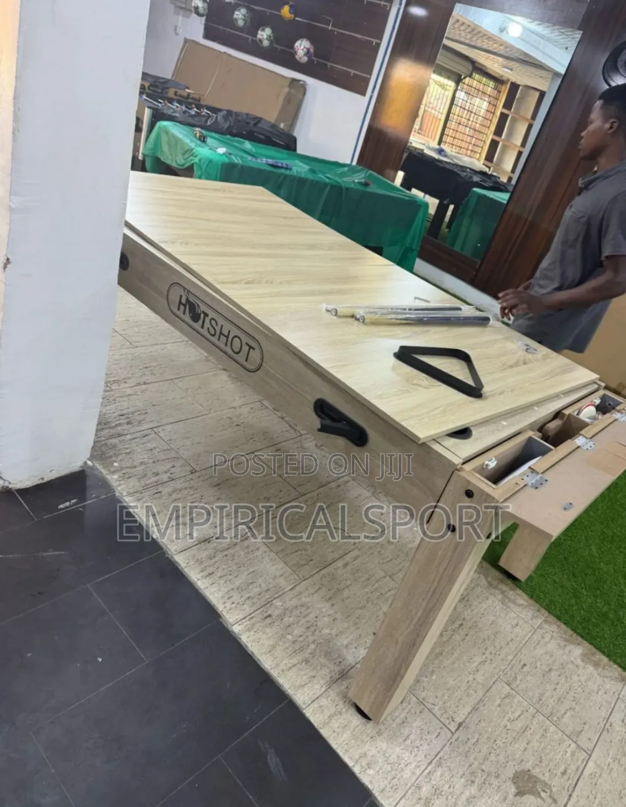 4 in 1 Revolver, Snooker, Tennis, Air Hockey and Flat Board