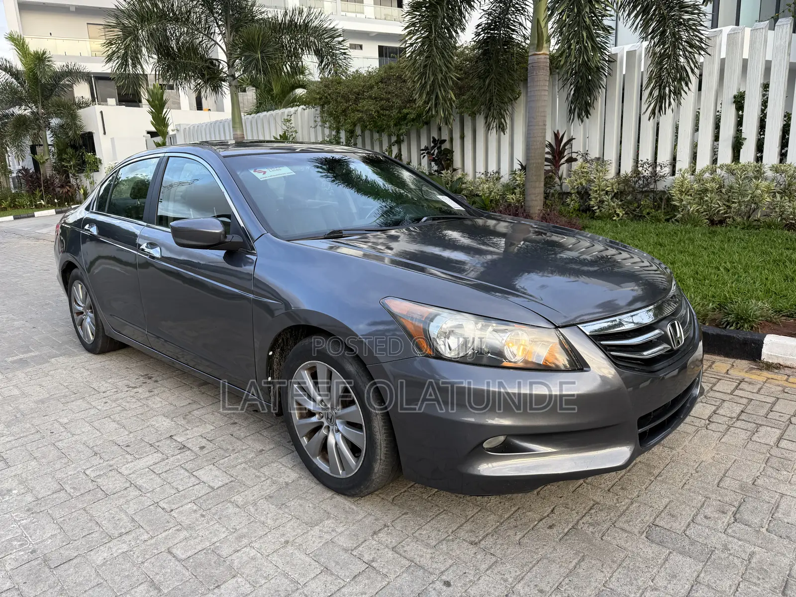 Honda Accord Sedan EX-L V-6 2012 Gray