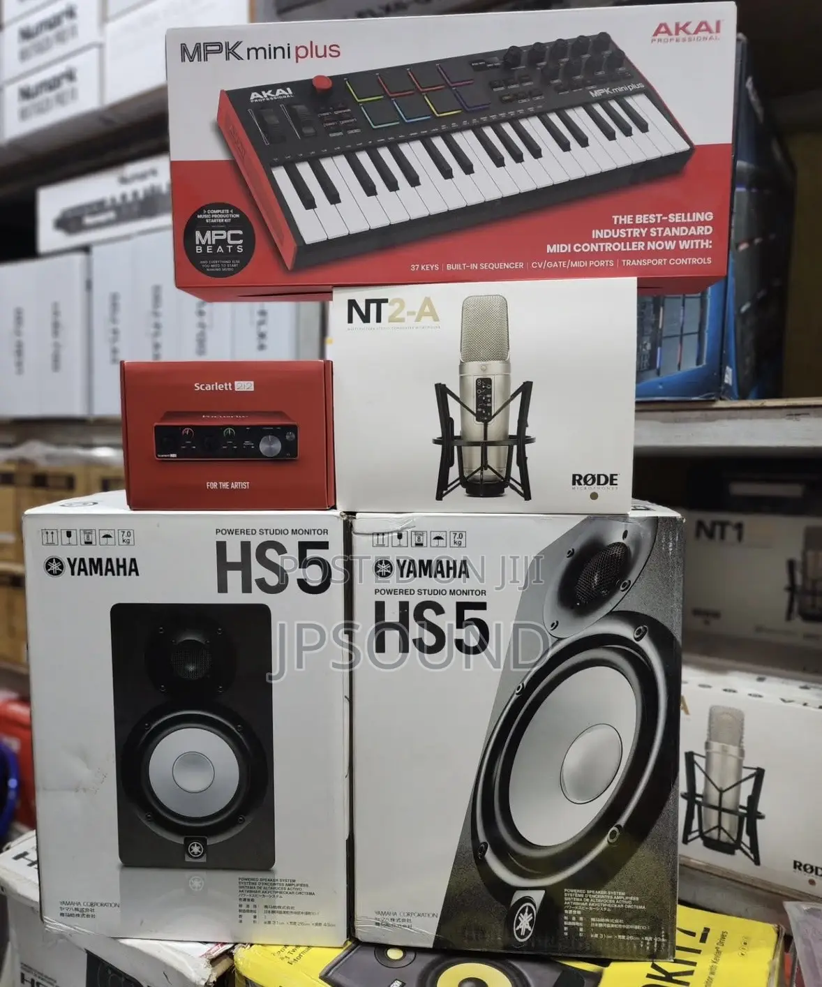 Yamaha,Rode Nt2a ,Focusrite Studio Bundle