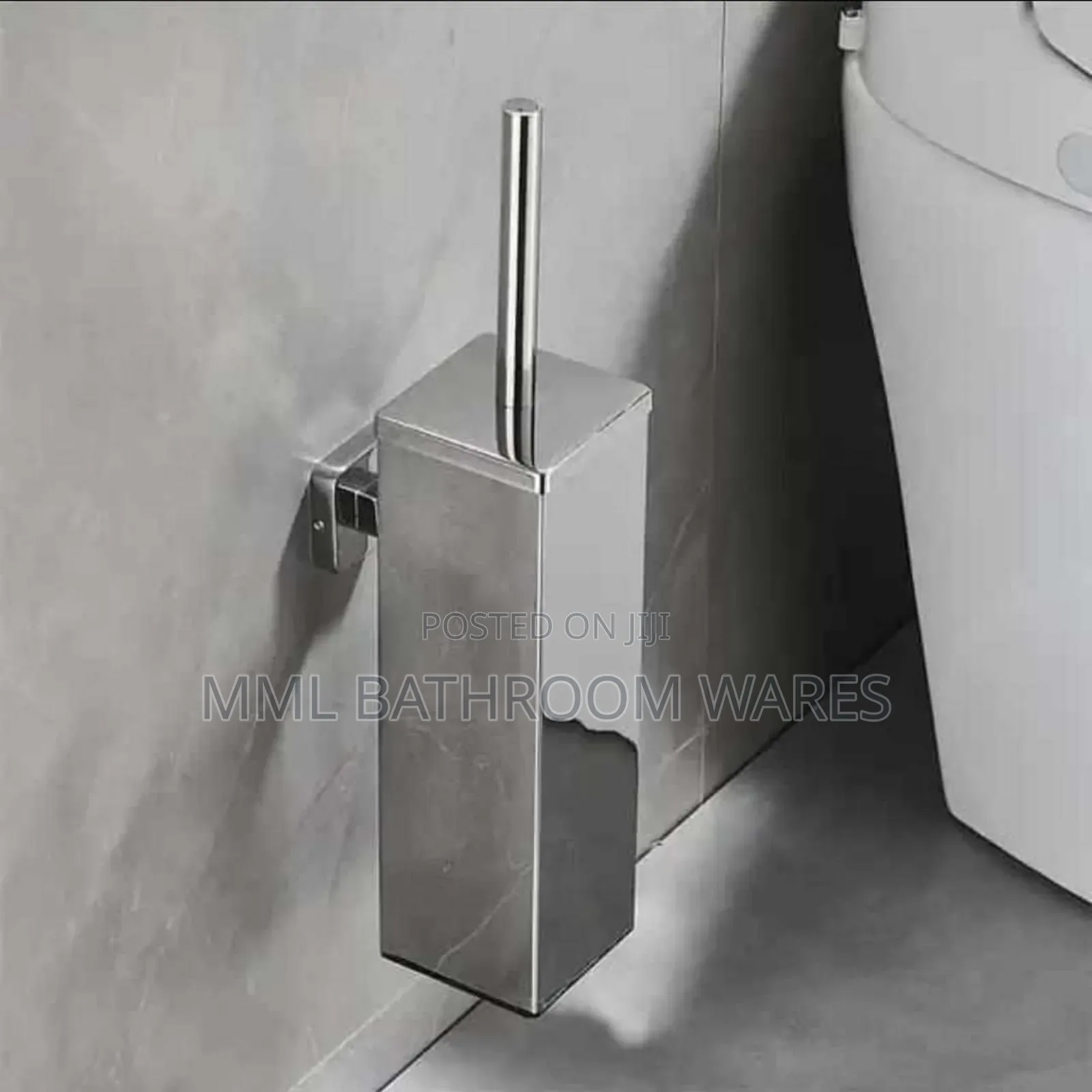Modern Stainless Steel Wall Mounted Bathroom Toilet Brush