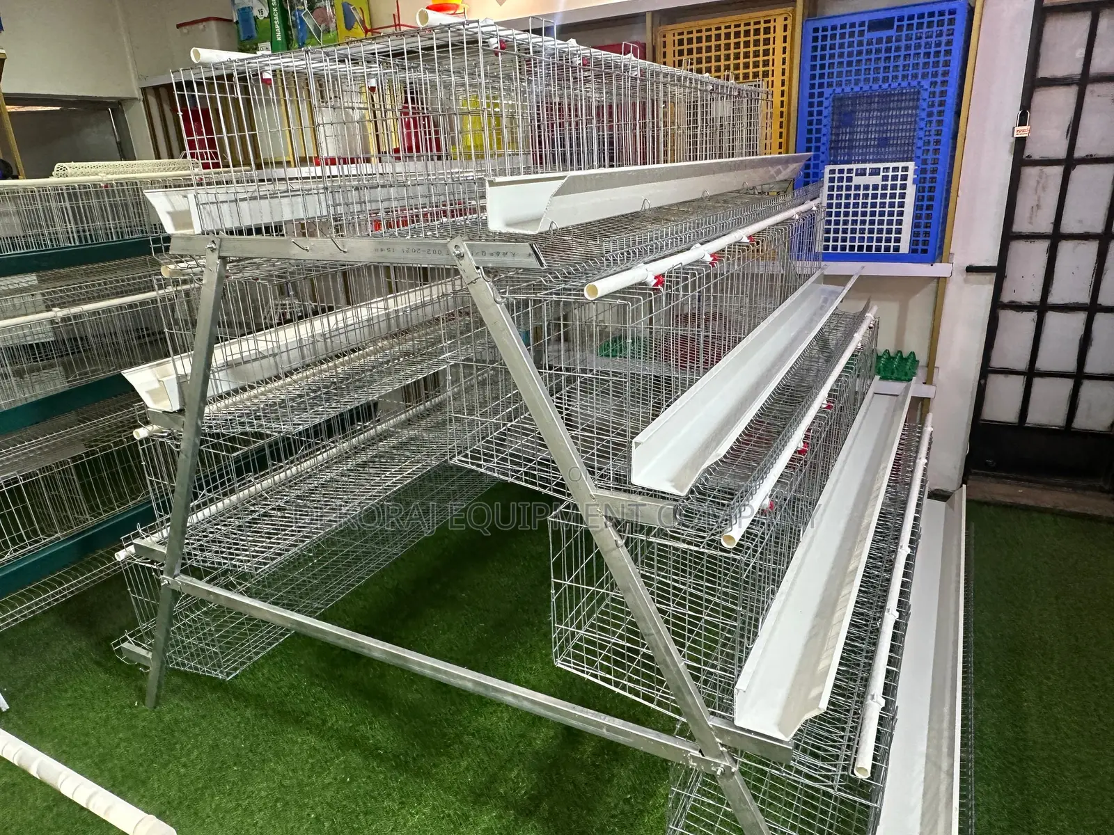 160 Birds Capacity Layers Cages Imported Hotdip (20+ Years )