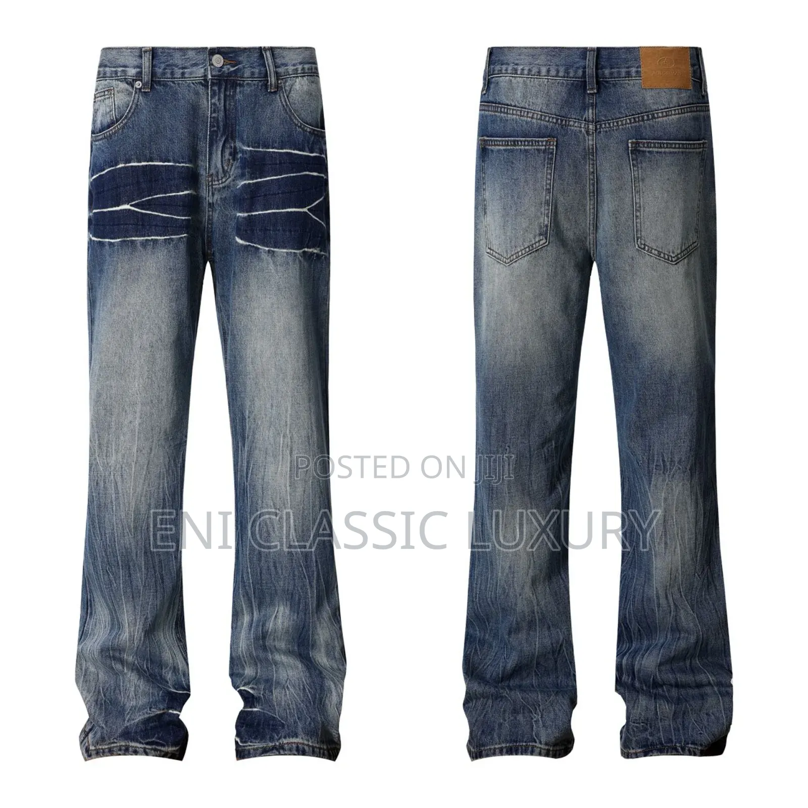 Super High Quality Luxury Men's Cargo Jeans Well Branded