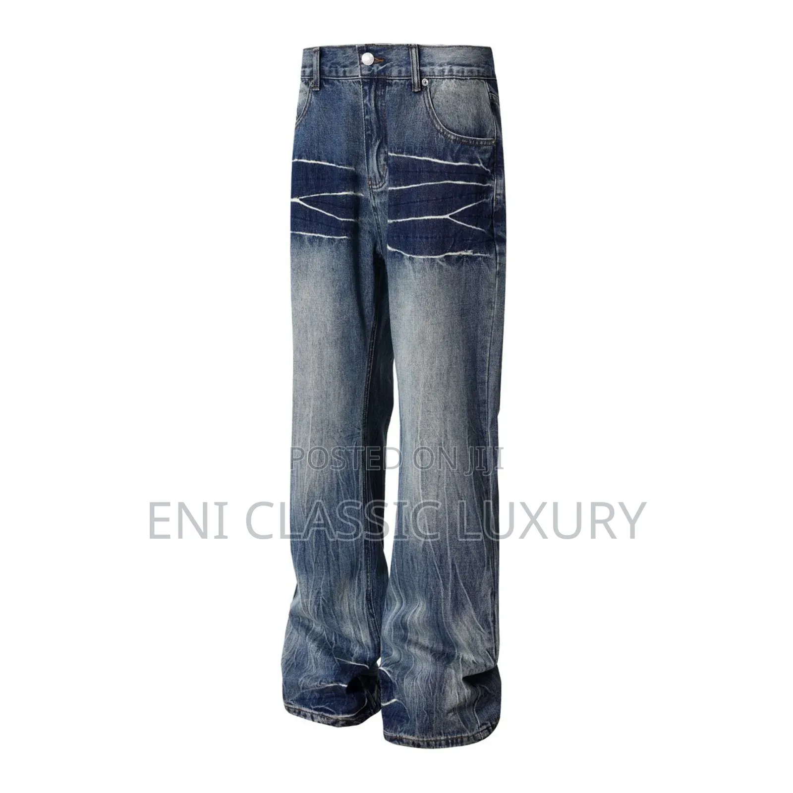 Super High Quality Luxury Men's Cargo Jeans Well Branded