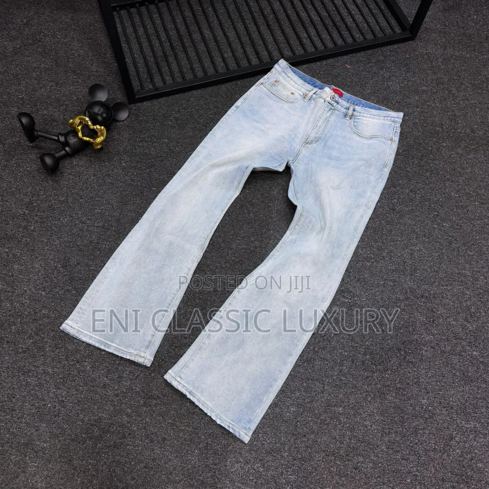 Super High Quality Luxury Men's Cargo Jeans Well Branded